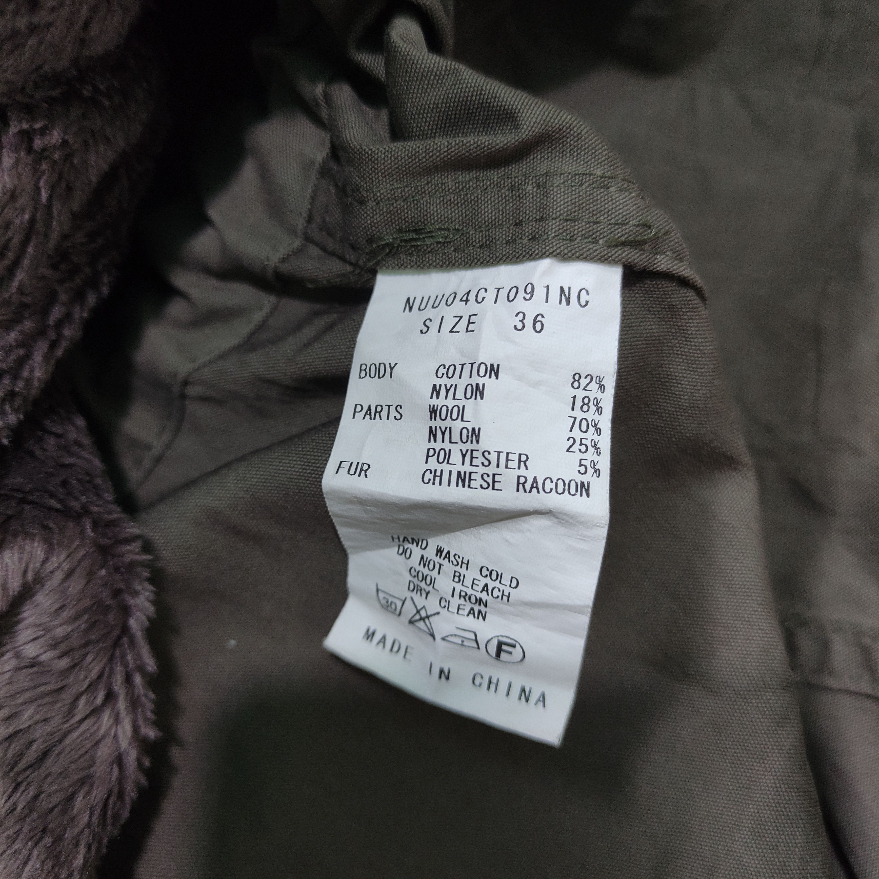 Le Grande Bleu (L.G.B.) Nano Universe Fishtail “Wizard” Fur Parka style G.O.A Size US M / EU 48-50 / 2 - 12 Thumbnail