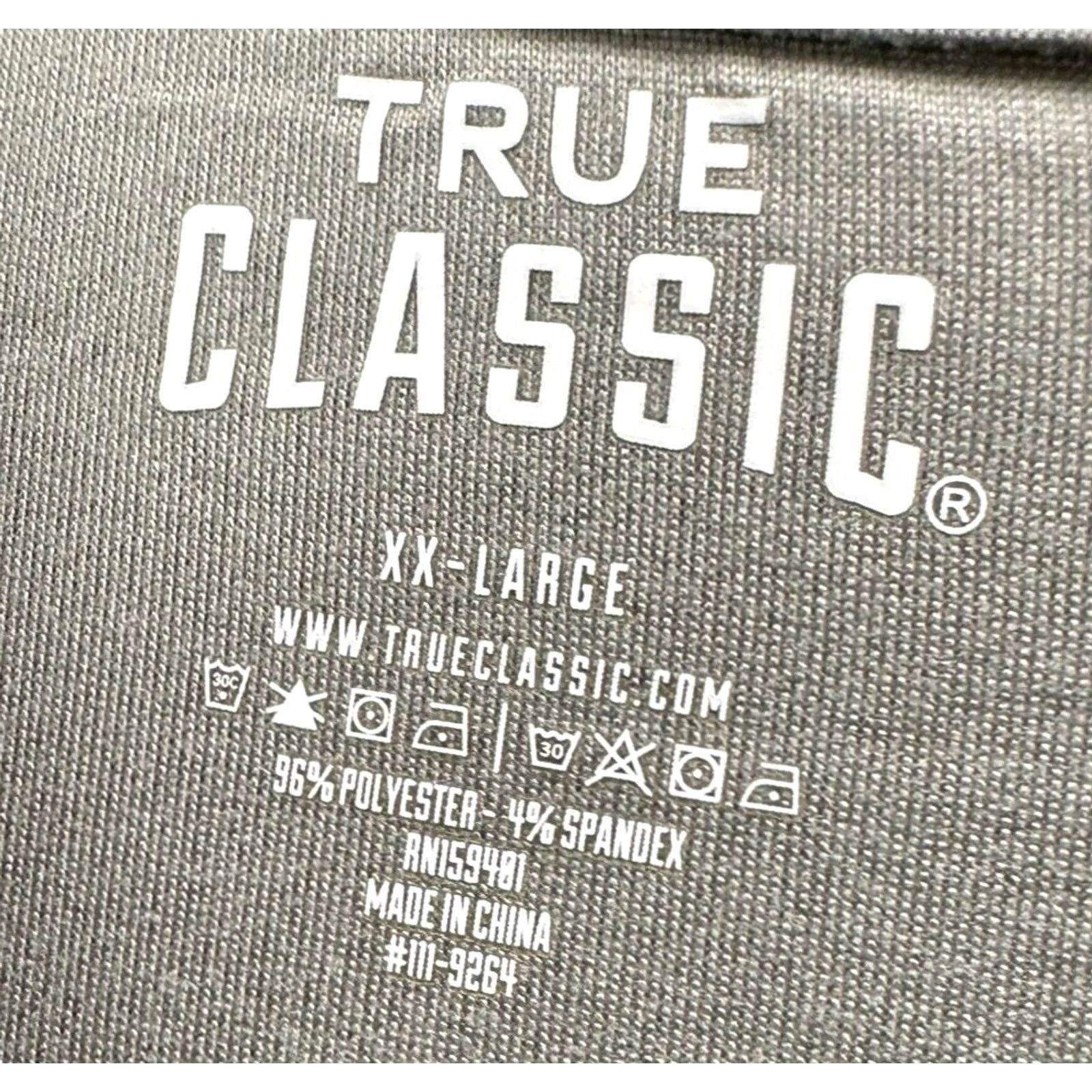 Vintage True Classic Shirt Mens 2XL Grey Crew Neck Tee Short Sleeve Stretch NEW Size US XXL / EU 58 / 5 - 4 Thumbnail