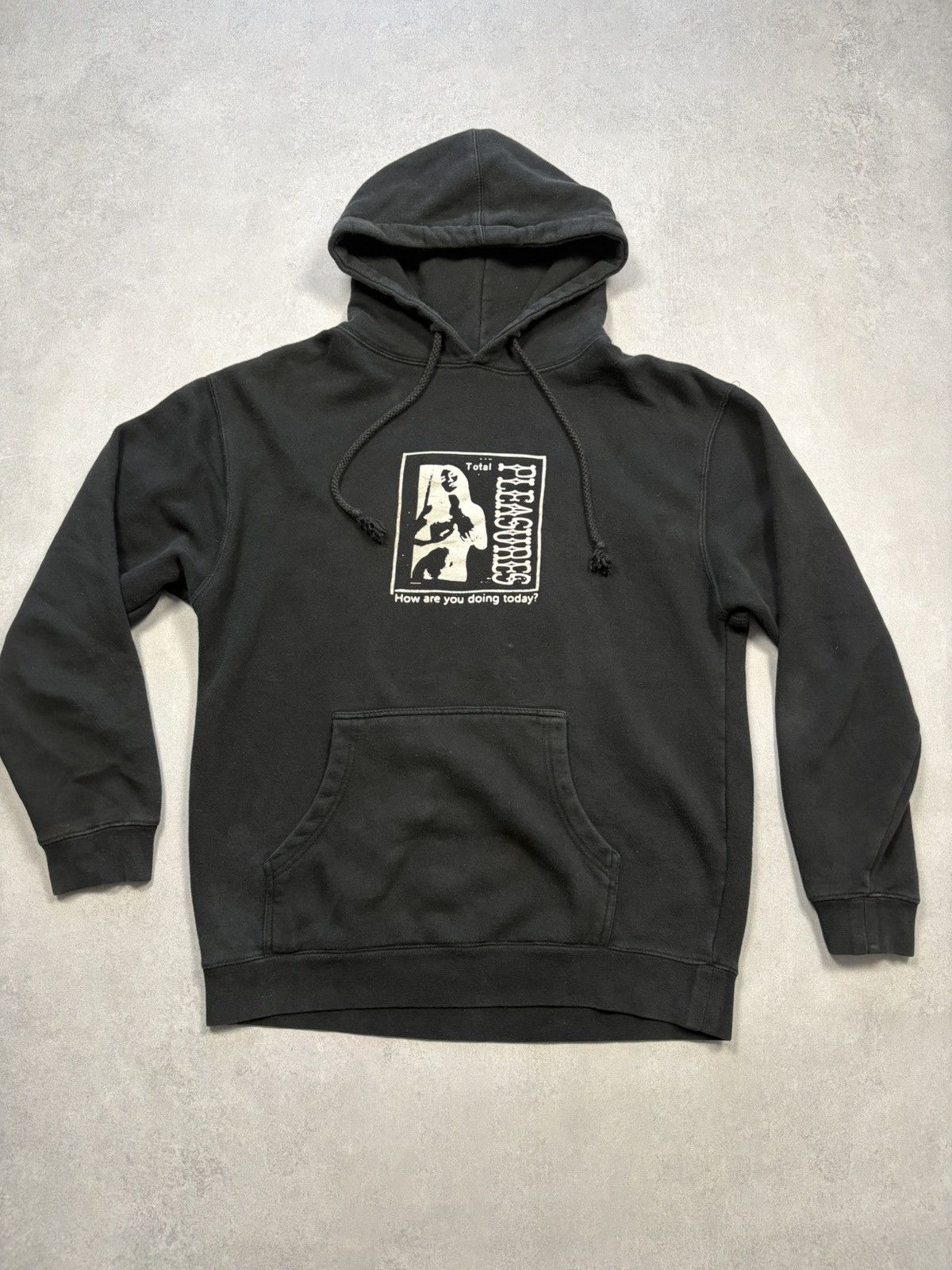 Pleasures Pleasures How Are You Doing Today Vintage 2000s Y2K Hoodie Size US M / EU 48-50 / 2 - 1 Thumbnail