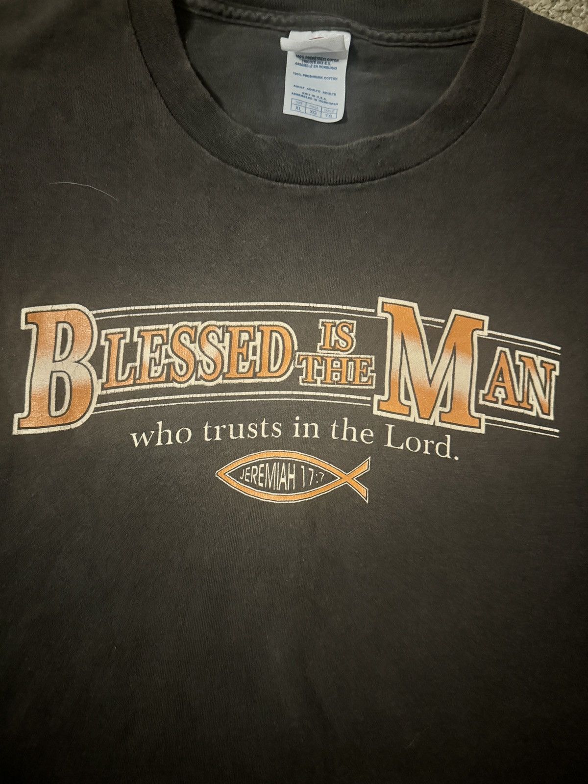 Other HeavyWeight XL Brown Bible Verse Graphic Tee #Bible #Graphic Size US XL / EU 56 / 4 - 2 Thumbnail