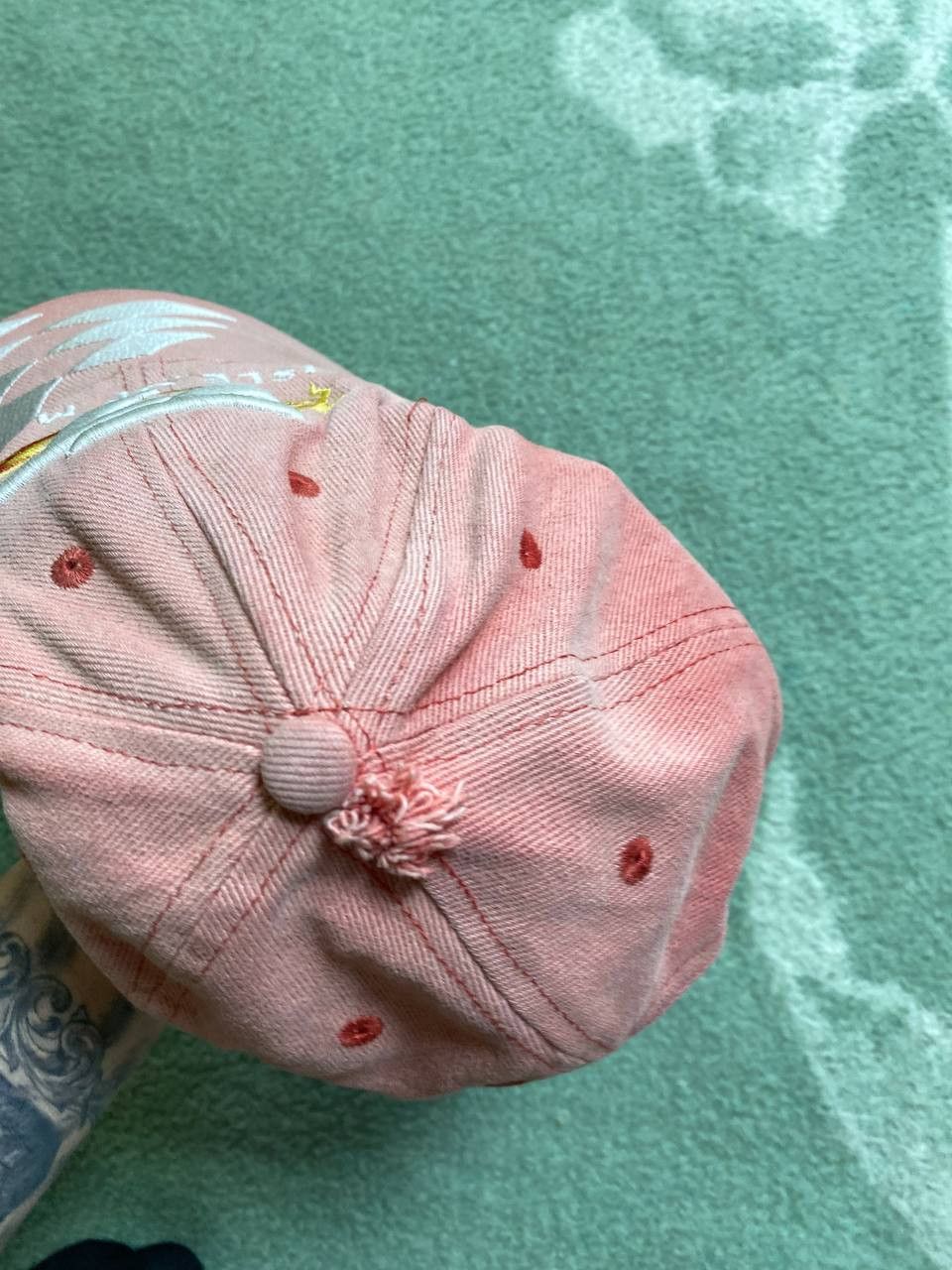 Vintage Hats Vintage pink Cap ISLE OF MAN big logo Y2K streetwear Size ONE SIZE - 9 Thumbnail