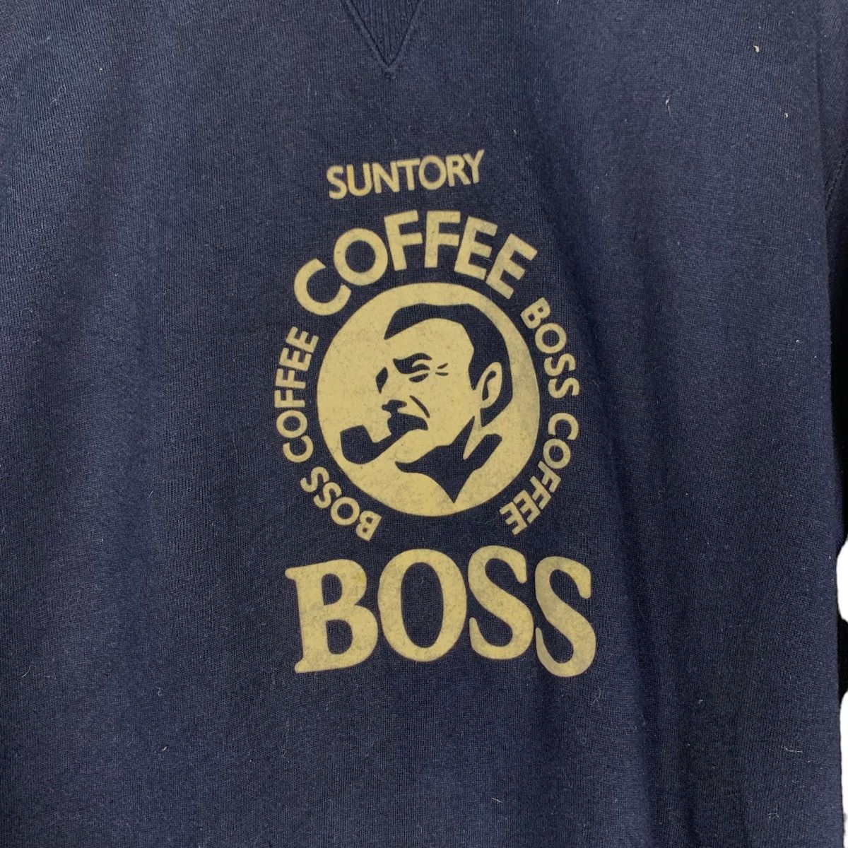 Japanese Brand Suntory Coffee Boss Crewneck Sweatshirt #1450-C65 Size US L / EU 52-54 / 3 - 10 Thumbnail