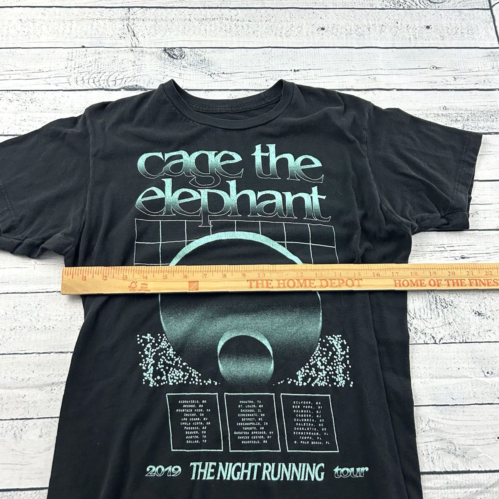 Vintage Cage The Elephant Short Sleeve T Shirt Mens Medium Black Size US M / EU 48-50 / 2 - 3 Thumbnail