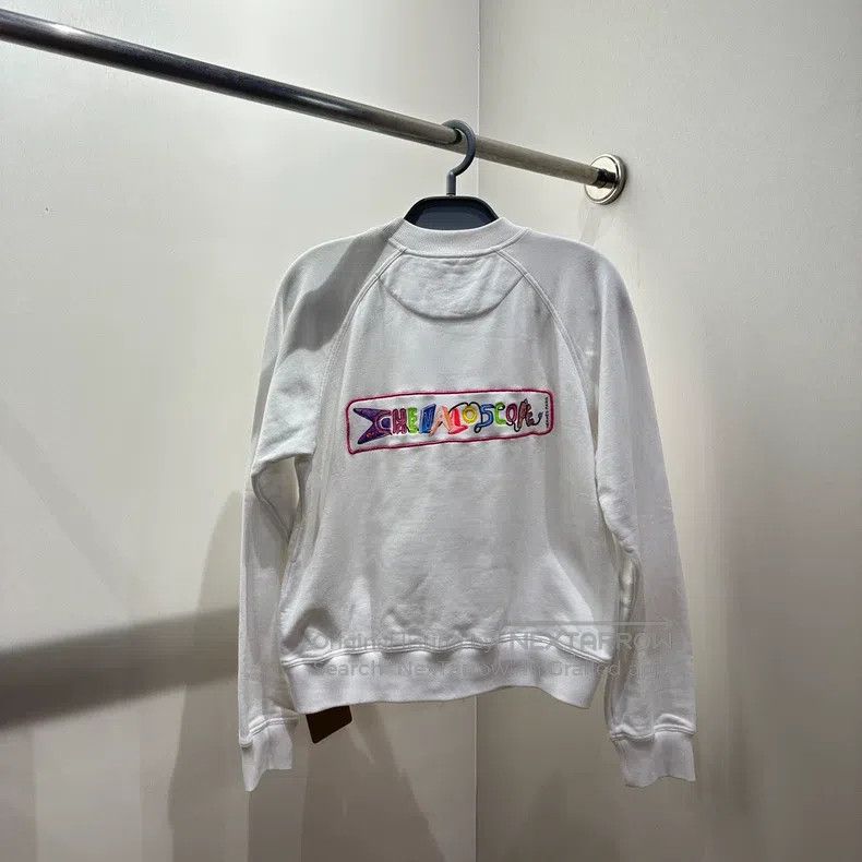 Hermes Hermes Letter Embroidery Color Block Crewneck Sweater Size XS / US 0-2 / IT 36-38 - 2 Thumbnail