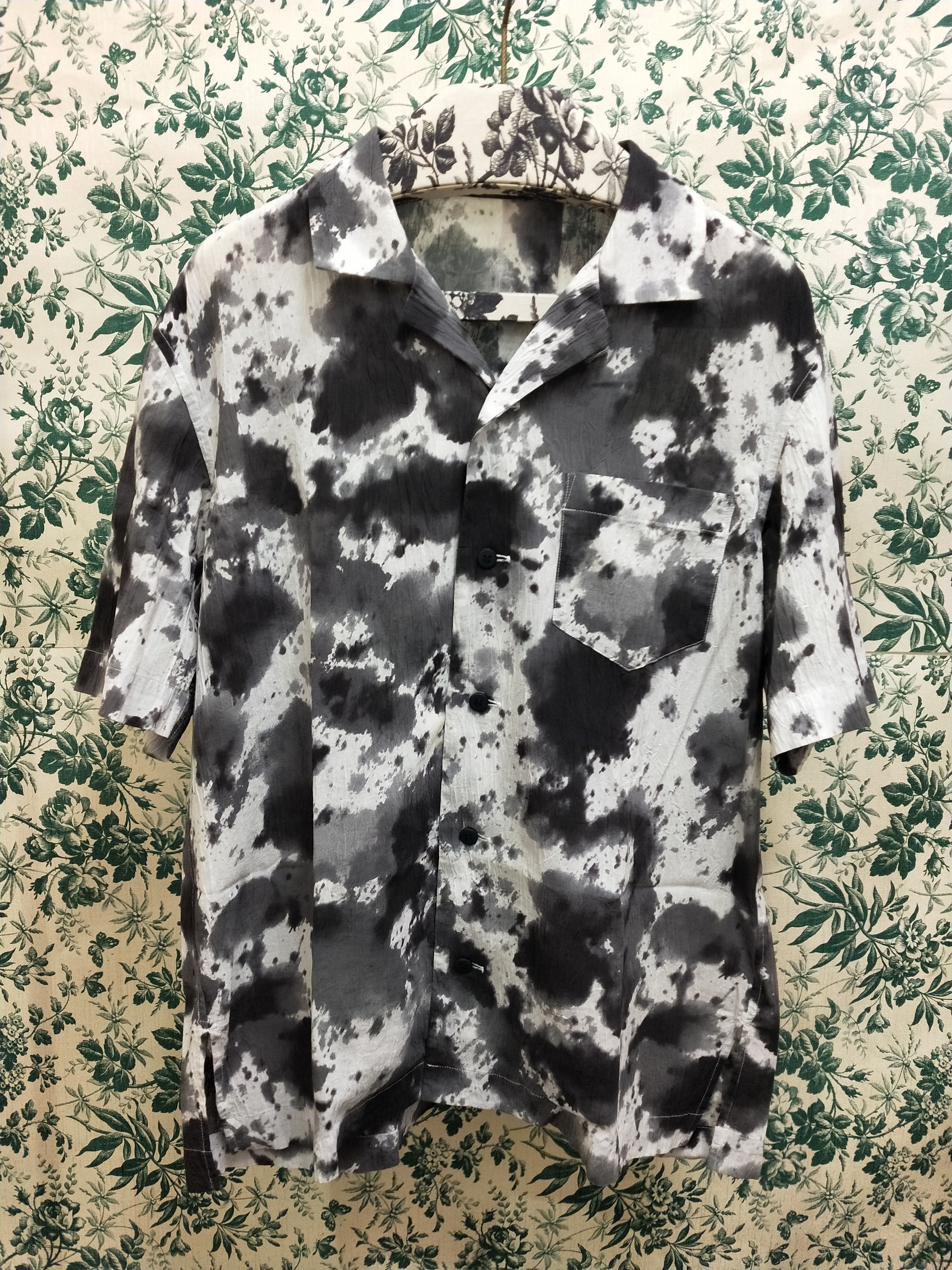 Issey Miyake Tie Dye Crinkle Shirt Size US M / EU 48-50 / 2 - 1 Thumbnail