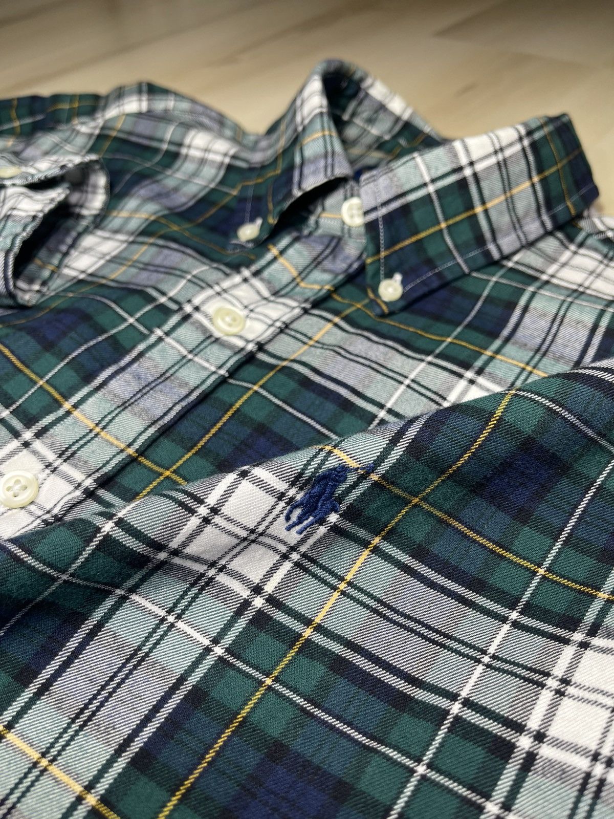 Polo Ralph Lauren Polo Ralph Lauren Flannel Shirt Sz M Classic Fit Plaid Size US M / EU 48-50 / 2 - 1 Thumbnail