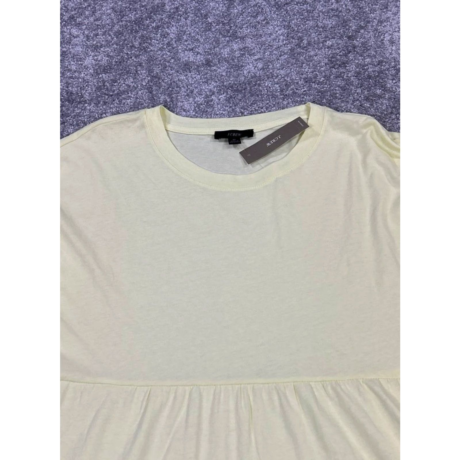 J.Crew VINTAGE J.Crew Shirt Dress Womens Medium Short Sleeve Cotton Blouson Casual Spring Summer Womens Size M / US 6-8 / IT 42-44 - 2 Thumbnail
