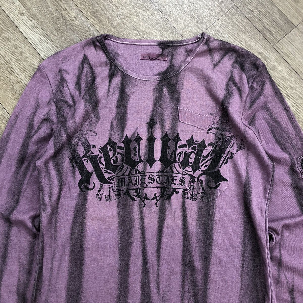 Japanese Brand × Le Grande Bleu (L.G.B.) × semanticdesign 2000s Semantic Design Poem Punk Lgb Style Long Sleeve Size US M / EU 48-50 / 2 - 3 Thumbnail