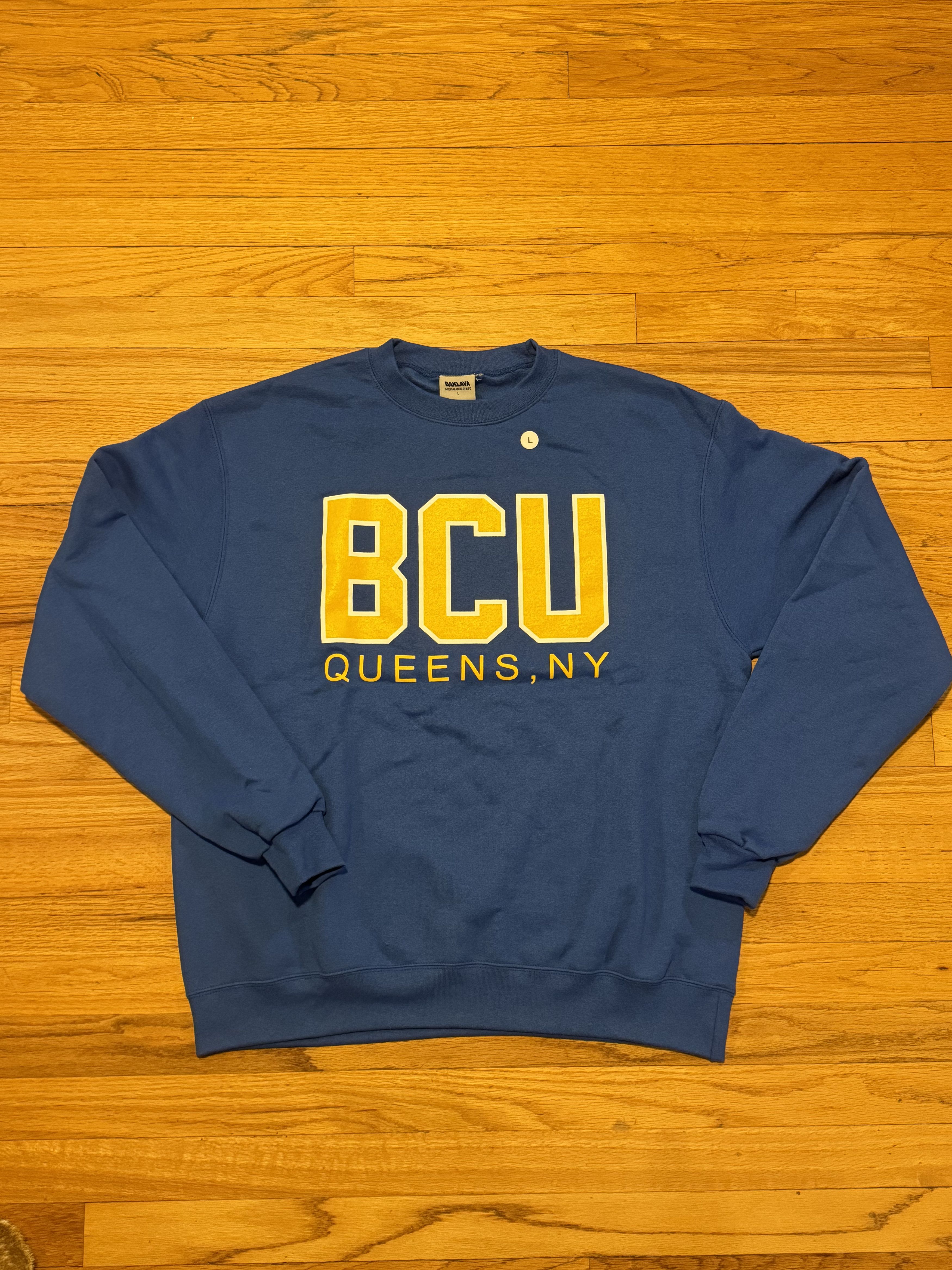 Action Bronson Blue Chips University "BCU" Champion Crewneck - Blue Size L Size US L / EU 52-54 / 3 - 11 Thumbnail