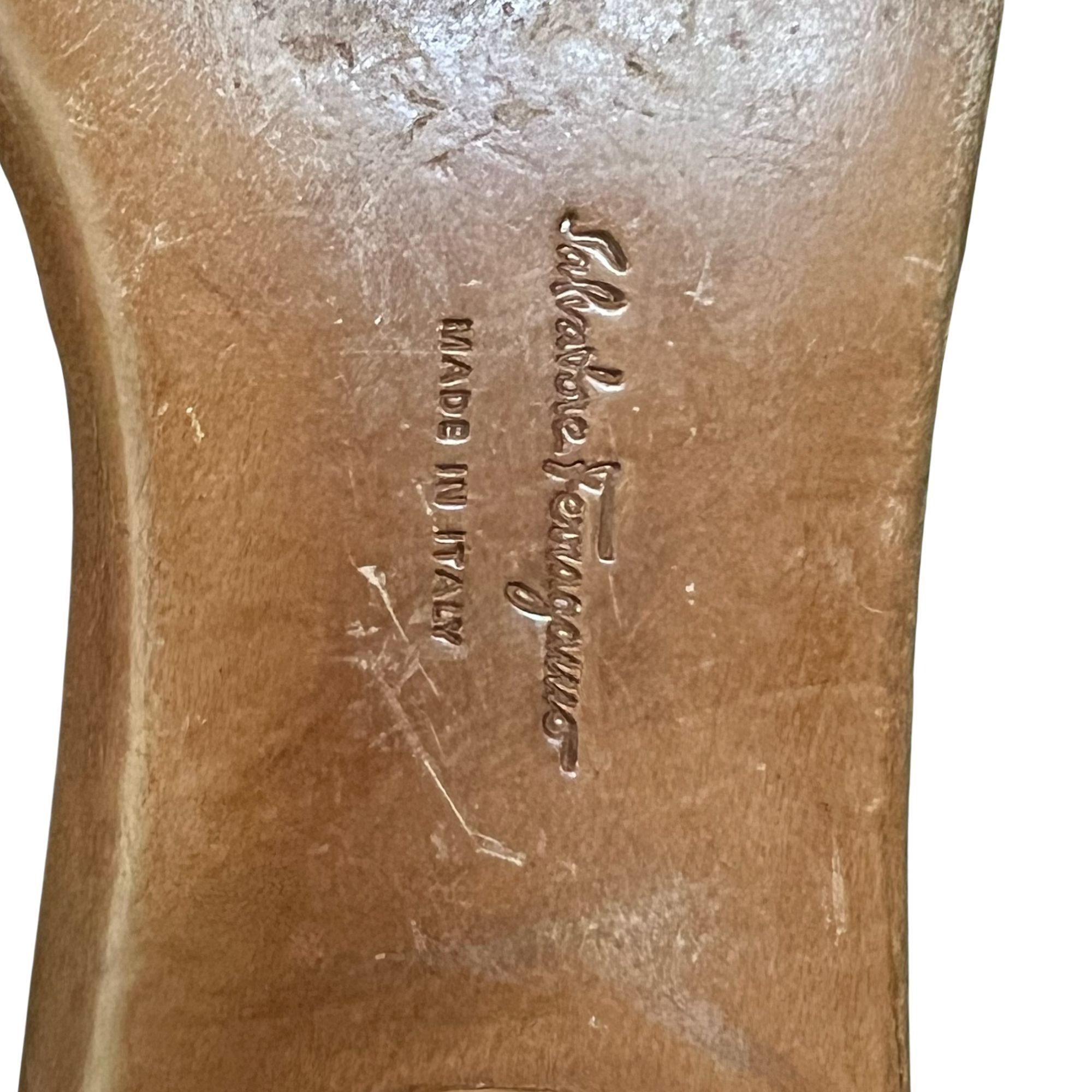 Salvatore Ferragamo FERRAGAMO Audrey Black Suede Flats With Leather Strap Made I Size US 7.5 / IT 37.5 - 7 Thumbnail