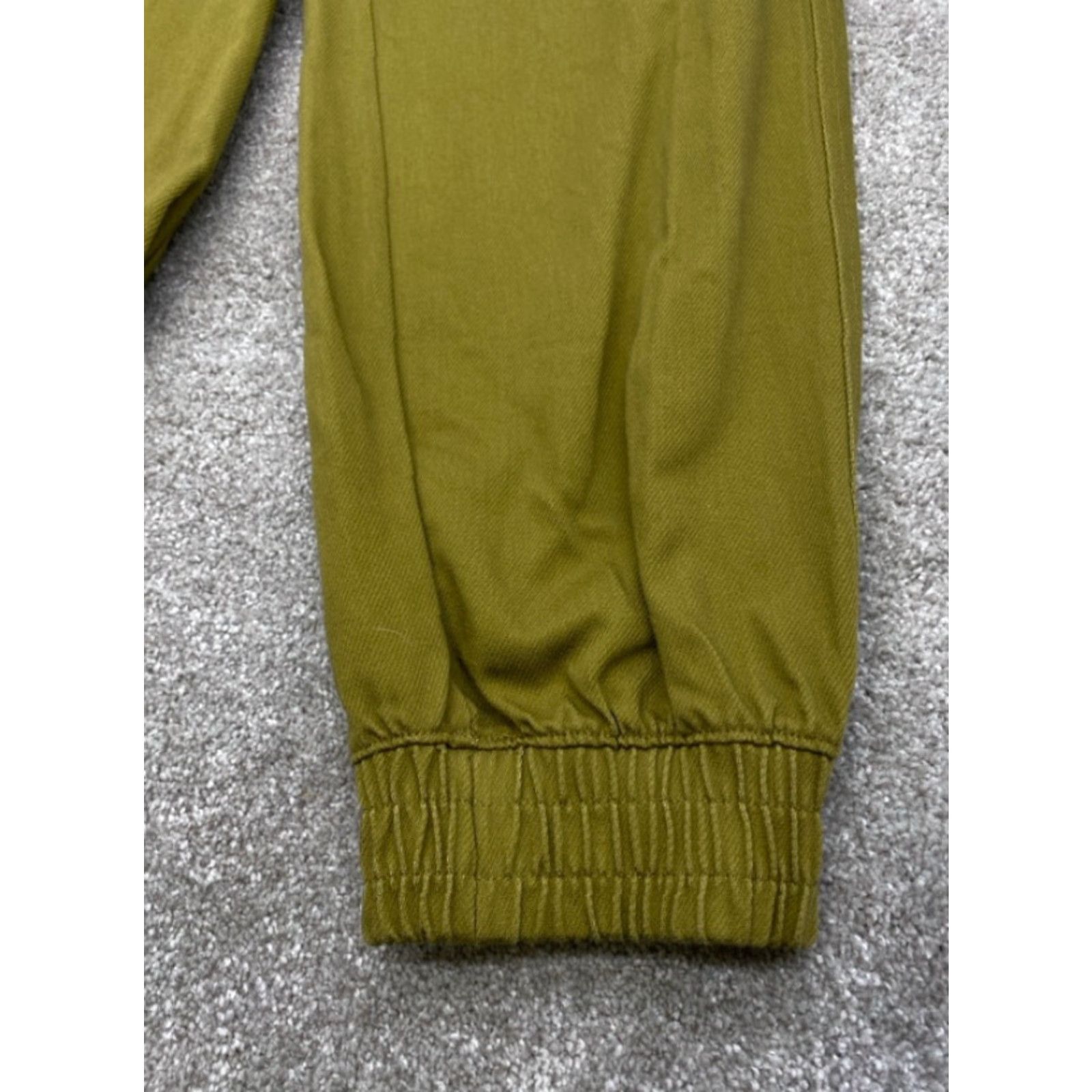 Vintage DSG Twitch & Allison Women's S Twill Jogger Aged Grass Loose Fit XS? Size 29" - 3 Thumbnail