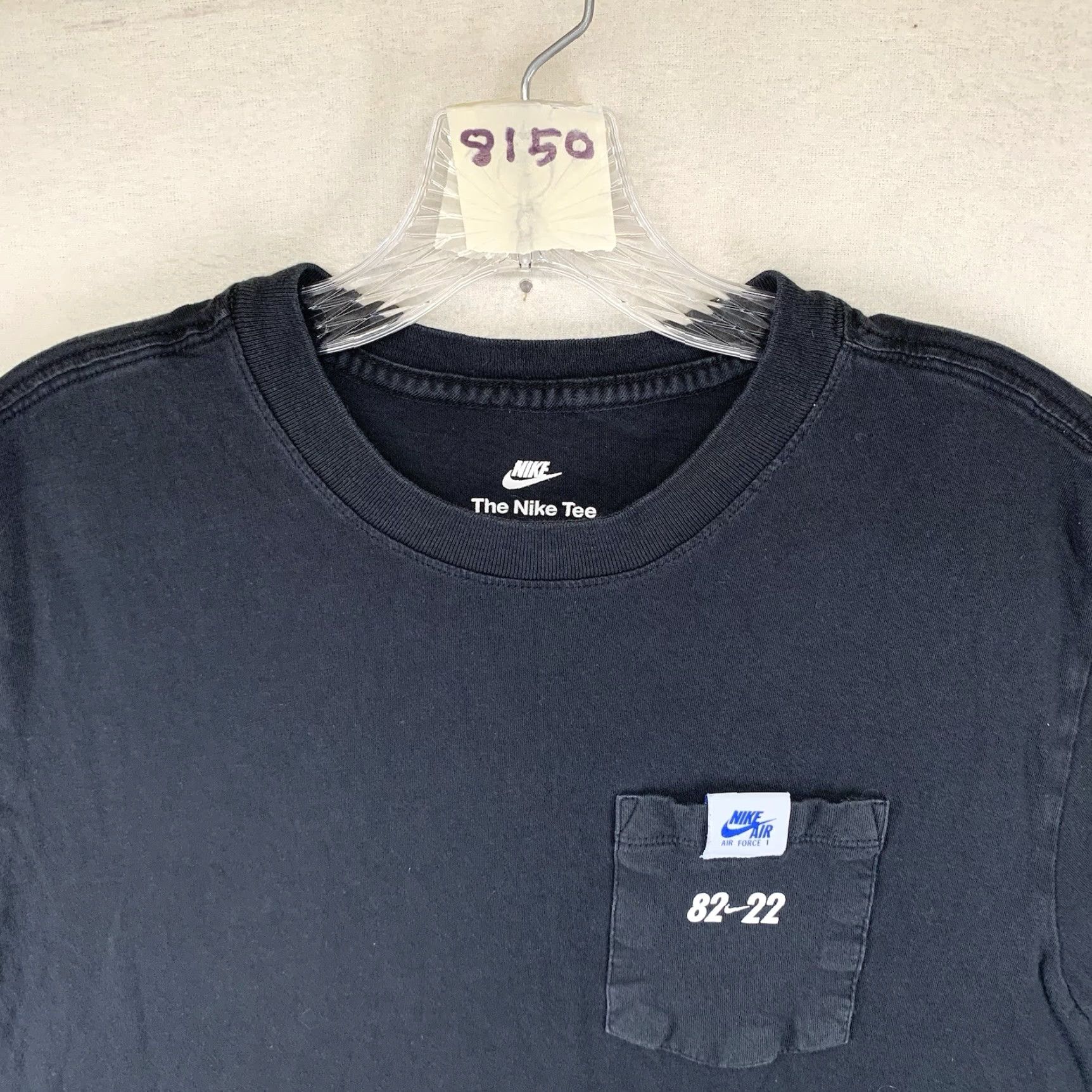 Nike VINTAGE Nike T-Shirt Men Medium Black 90s Retro Air Force One AF1 Logo Graphic Size US M / EU 48-50 / 2 - 5 Thumbnail