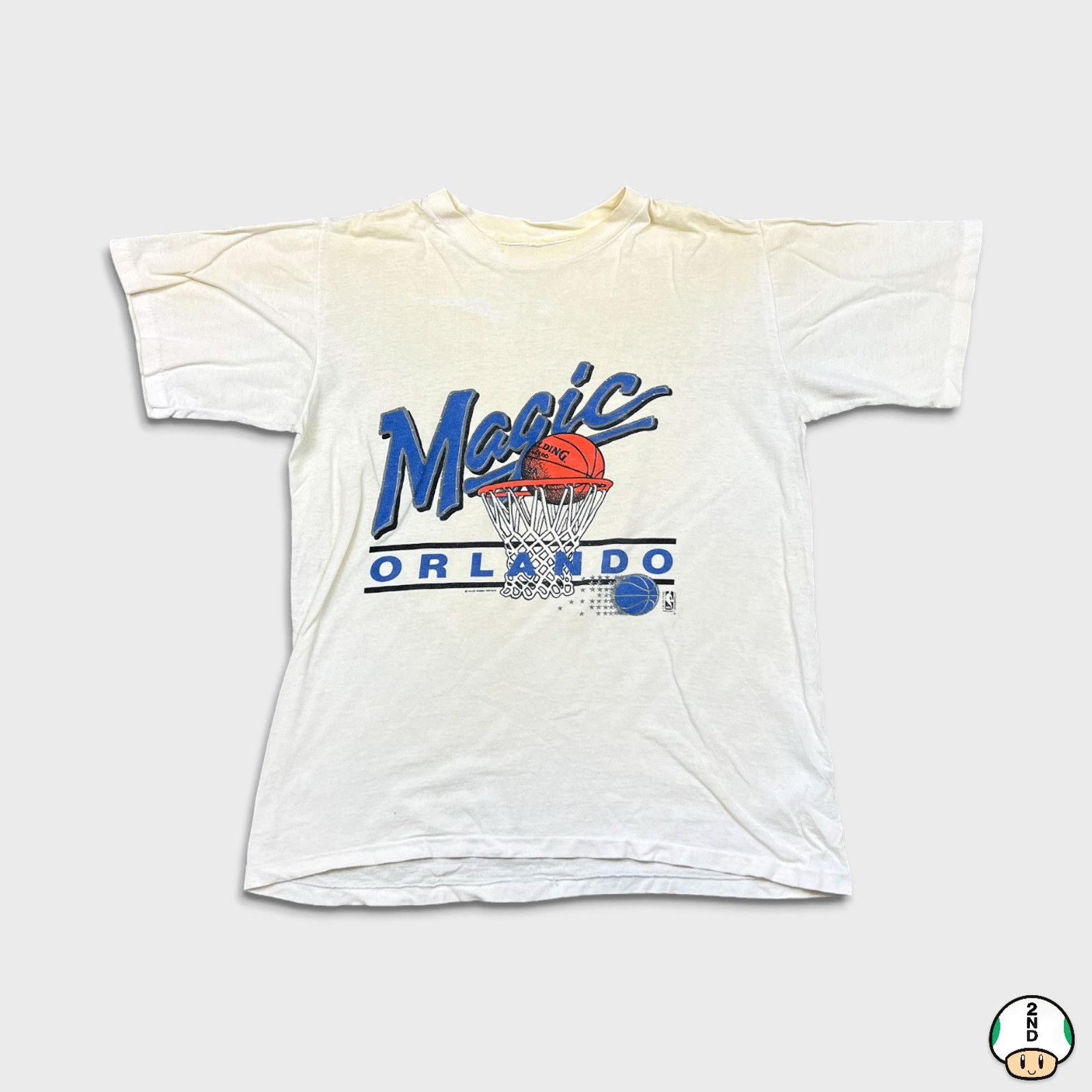 NBA 90s Orlando Magic T Shirt Single Stitch NBA Basketball Tee Size US S / EU 44-46 / 1 - 1 Thumbnail