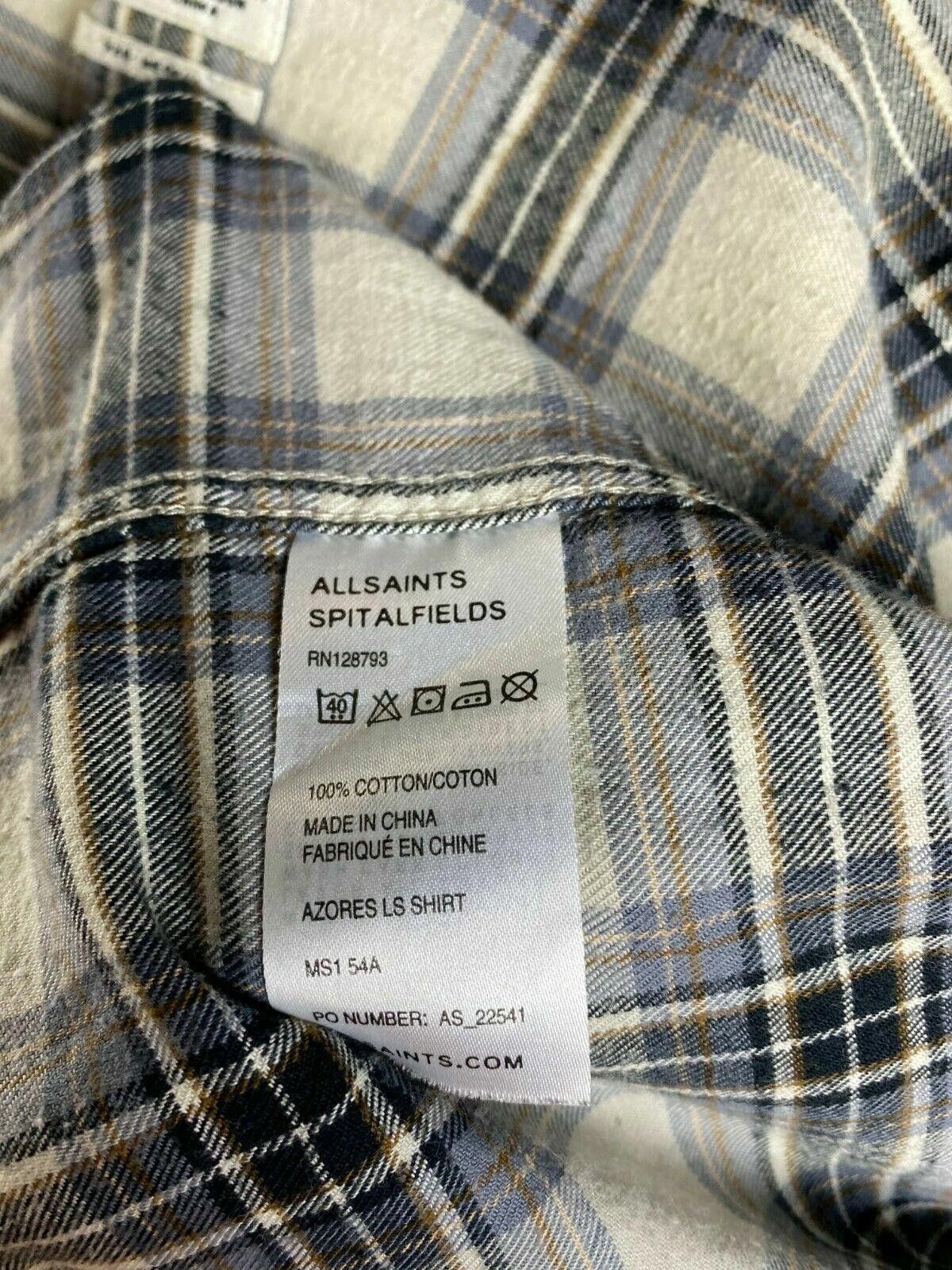 Allsaints All Saints Check Double Pocket Button Down Shirt Size M Size US M / EU 48-50 / 2 - 11 Thumbnail
