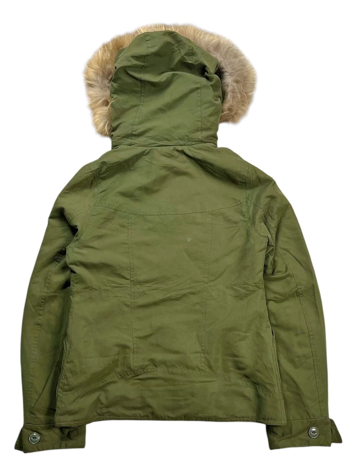 If Six Was Nine 2000s SLY - Apocalypse Style Fur Hoodie Jacket Size US M / EU 48-50 / 2 - 3 Thumbnail