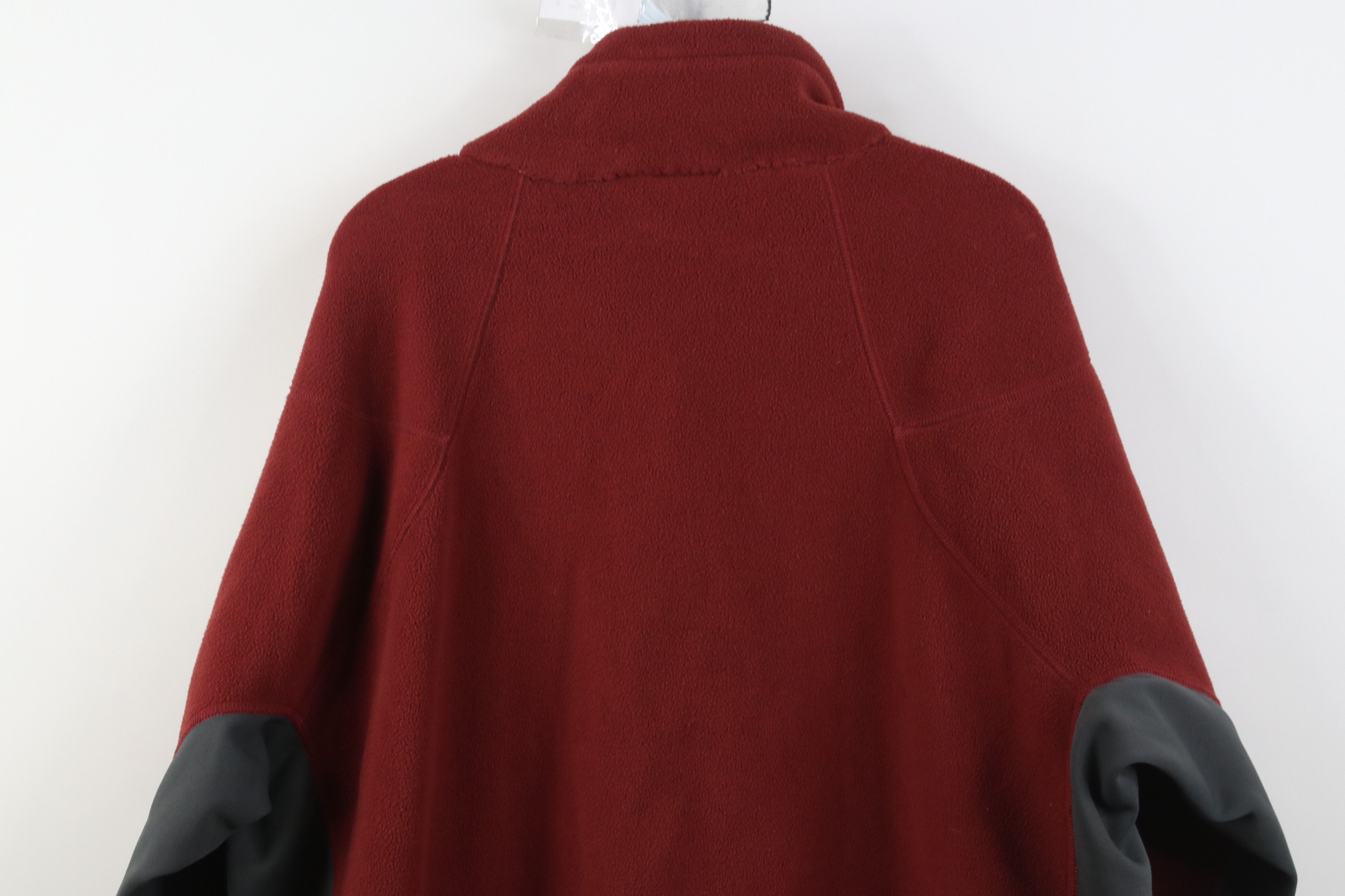 Nike Vintage Y2K Nike ACG Mini Swoosh Fleece Full Zip Jacket Red Size US L / EU 52-54 / 3 - 15 Thumbnail