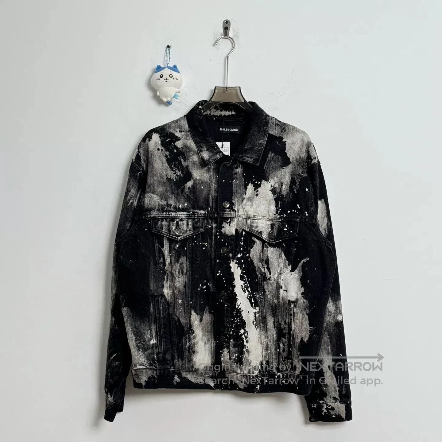Balenciaga Balenciaga Tie-Dye Denim Jacket Size 46. Size US S / EU 44-46 / 1 - 1 Thumbnail