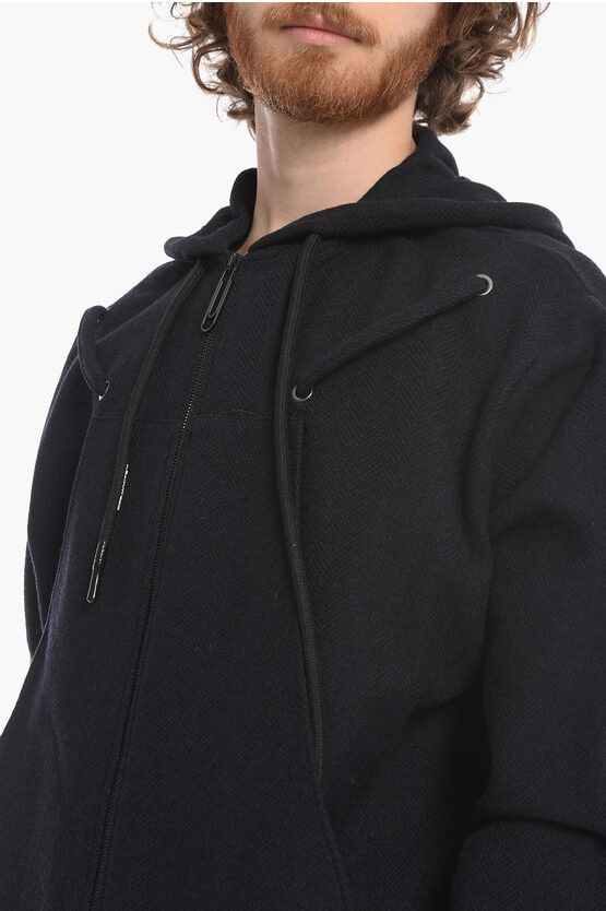 Off-White o1y0325 Hoodie in Midnight Blue Size US S / EU 44-46 / 1 - 2 Thumbnail
