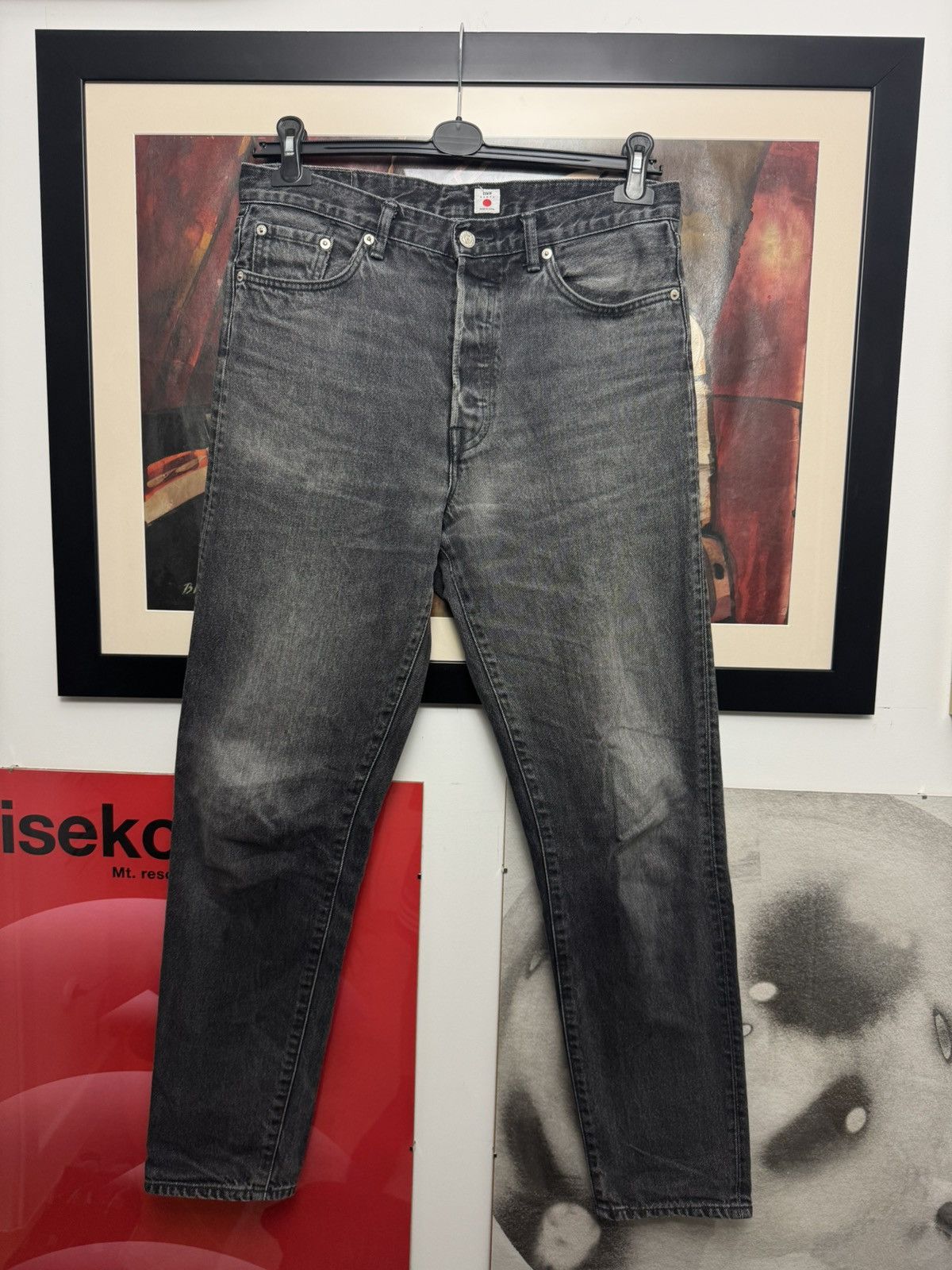 Edwin Edwin Tokyo Japan Denim Pant Loose Tapered Jeans Japanese Size US 31 - 1 Thumbnail