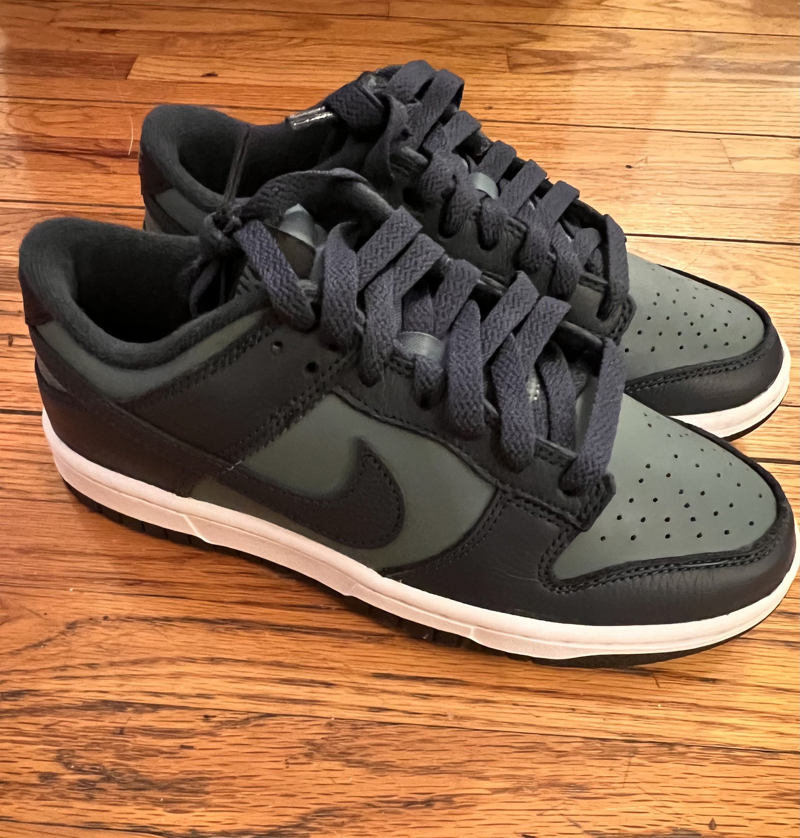Nike Nike Dunk Low Mineral Slate Armory Navy Size US 5.5 / IT 35.5 - 2 Thumbnail