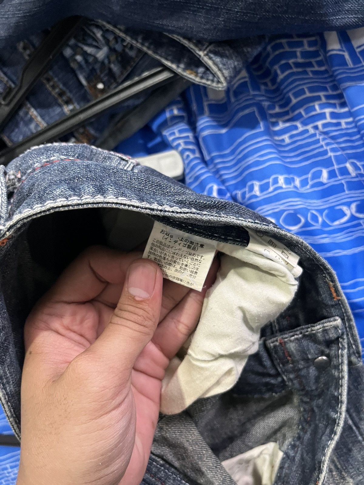 Japanese Brand Vtg bootcut denim jeans pants designer Size 32" / US 10 / IT 46 - 6 Thumbnail