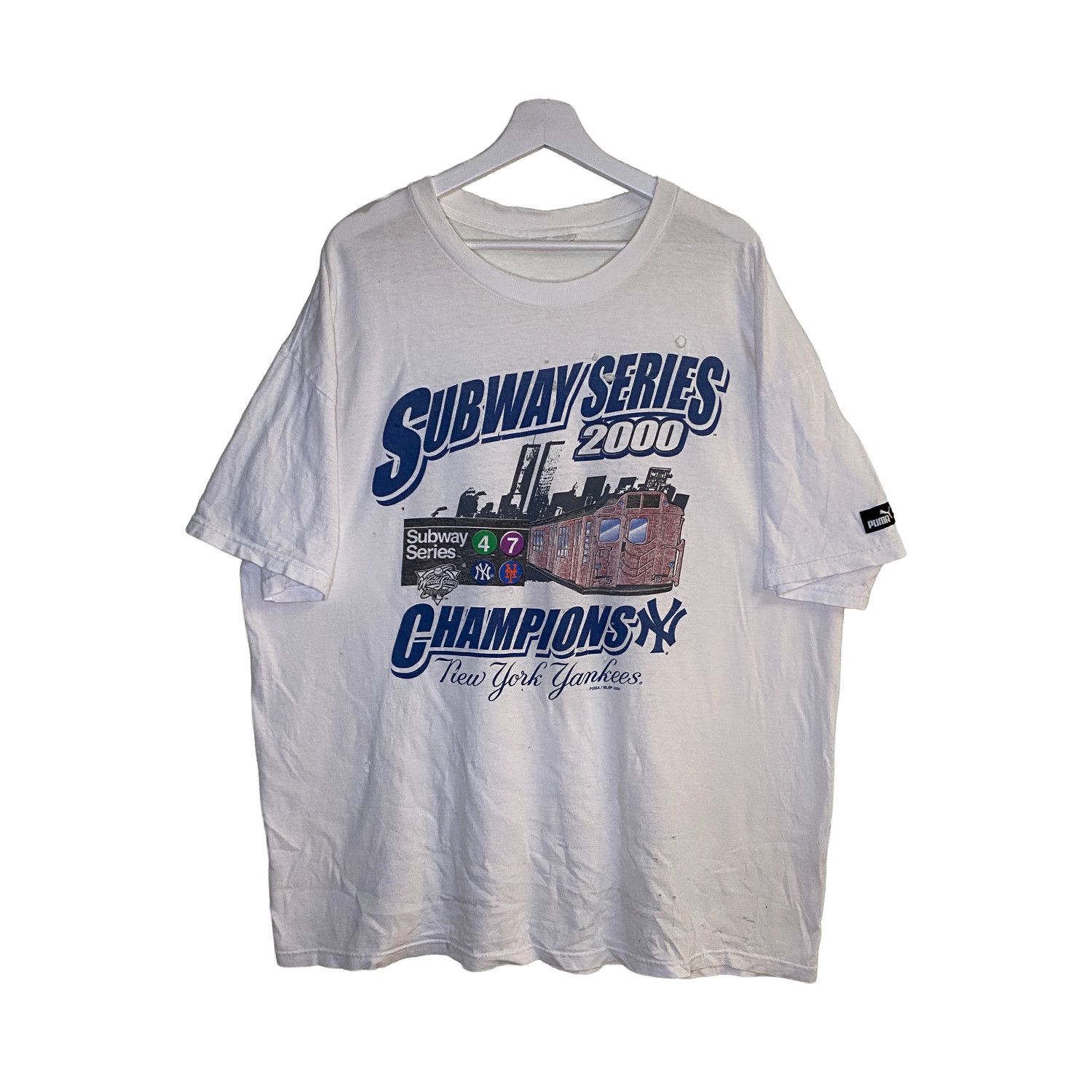 MLB Vintage 2000 Yankees Subway Series World Series Tee Size US XXL / EU 58 / 5 - 1 Thumbnail