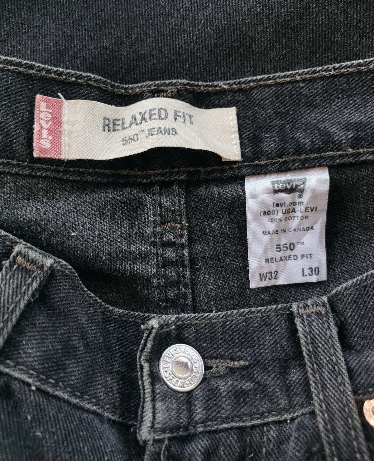 Jean Vintage Levis 550 Relaxed Jeans Size 32x40.5 Size US 32 / EU 48 - 10 Thumbnail