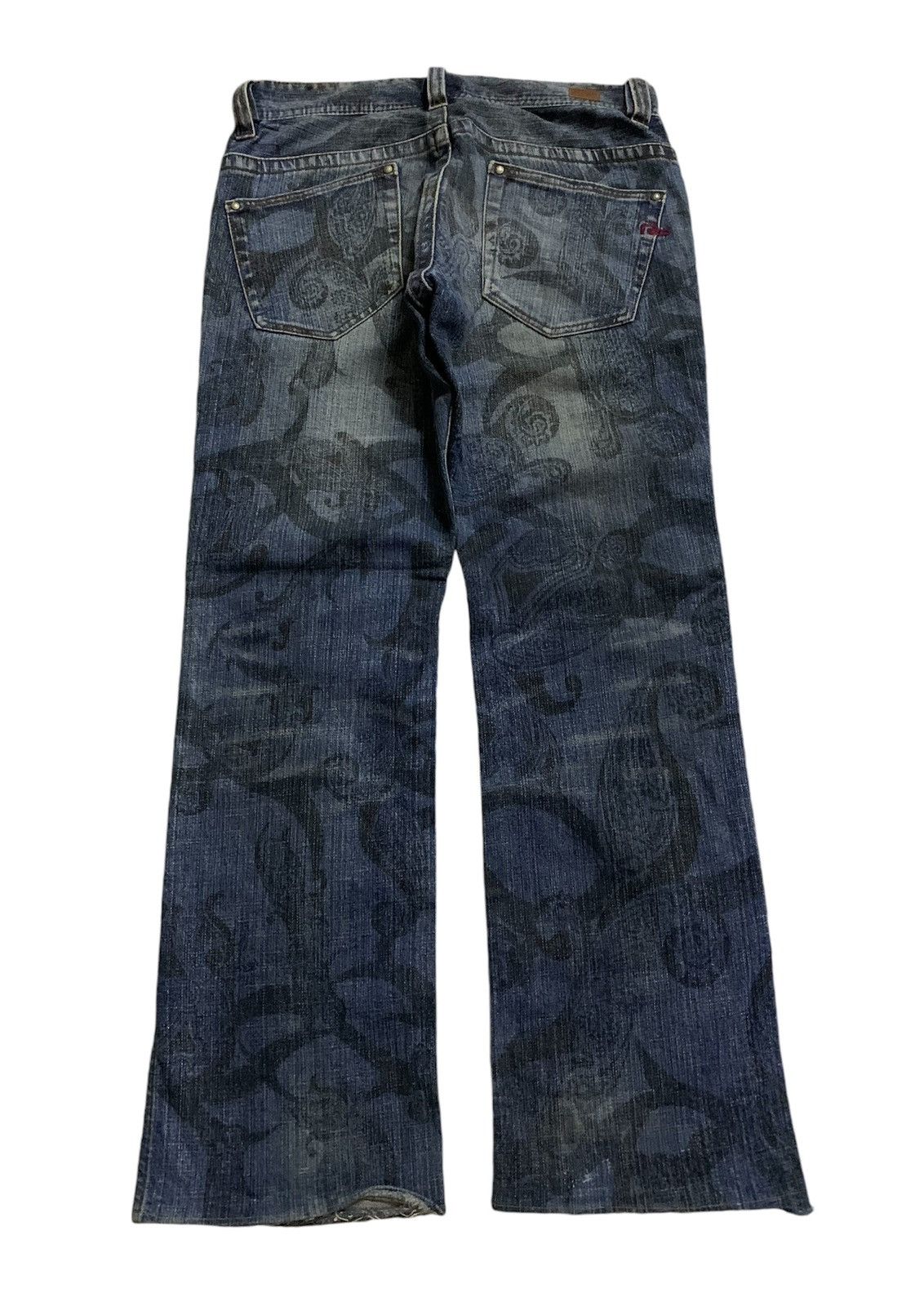 Nicole Club 💥Vtg Japanese Nicole Club For Men Paisley Denim Size US 31 - 4 Thumbnail