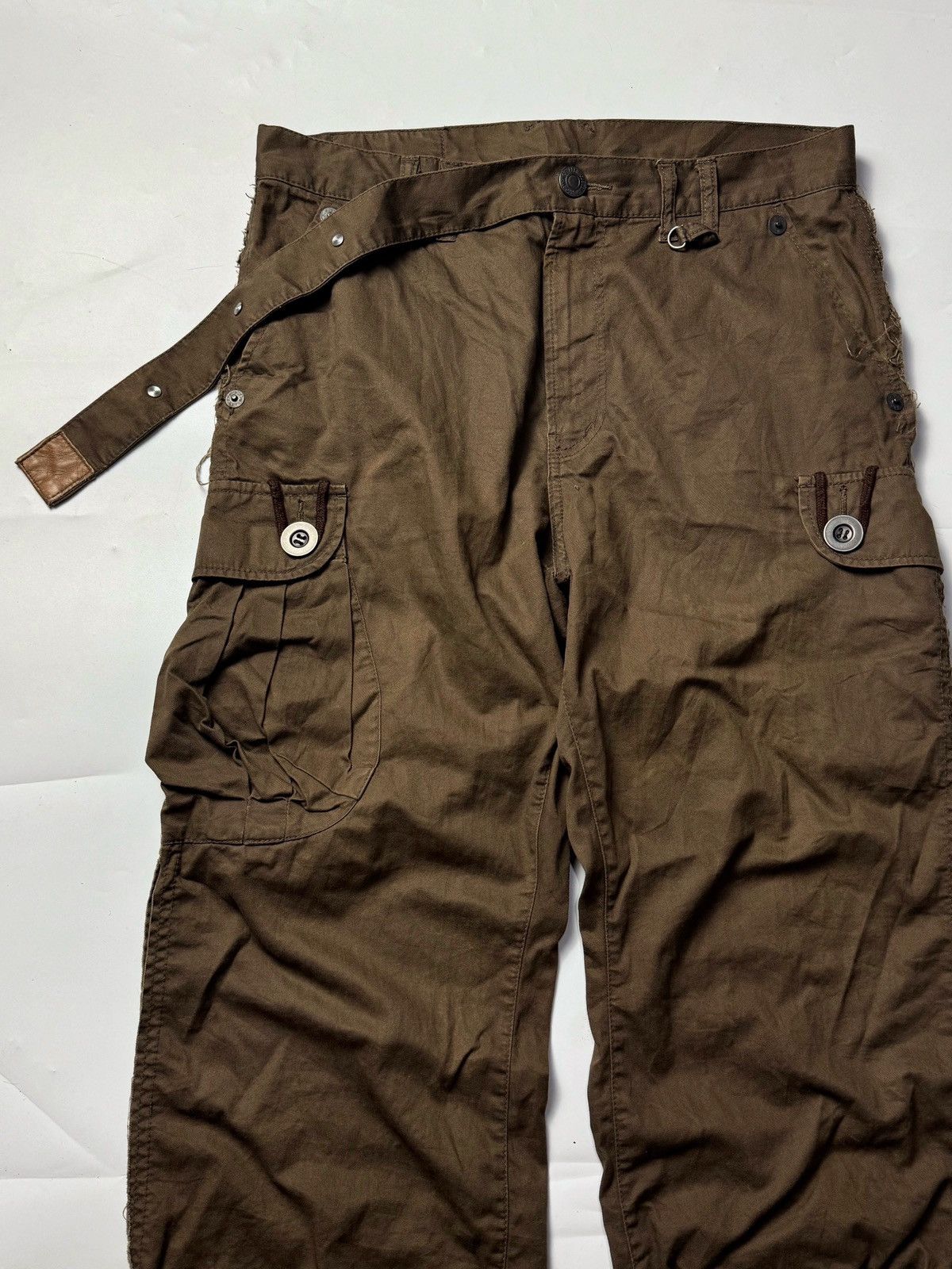 If Six Was Nine × Japanese Brand × PPFM PPFM CARGO MID PANTS ARCHIVE JAPANESE STYLE Size US 30 / EU 46 - 3 Thumbnail