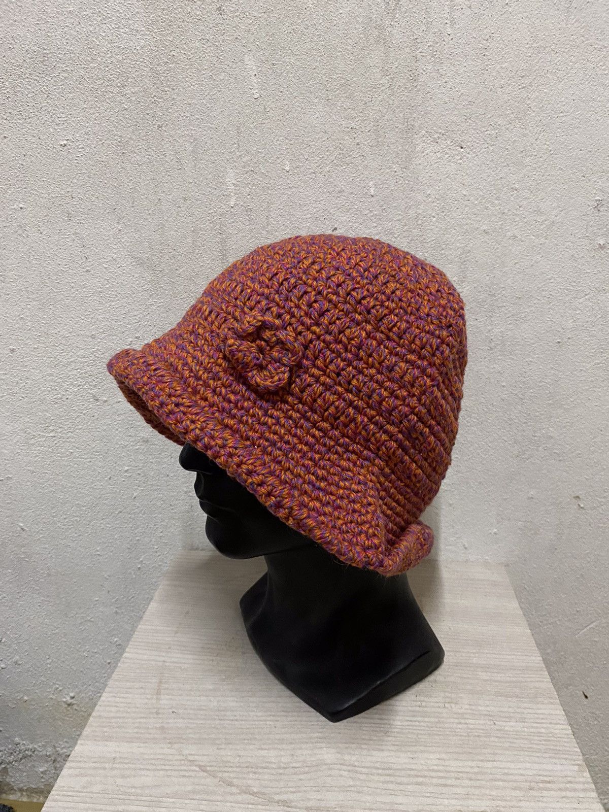 Japanese Brand Japanese Brand Knit Bucket Hat Size ONE SIZE - 4 Thumbnail