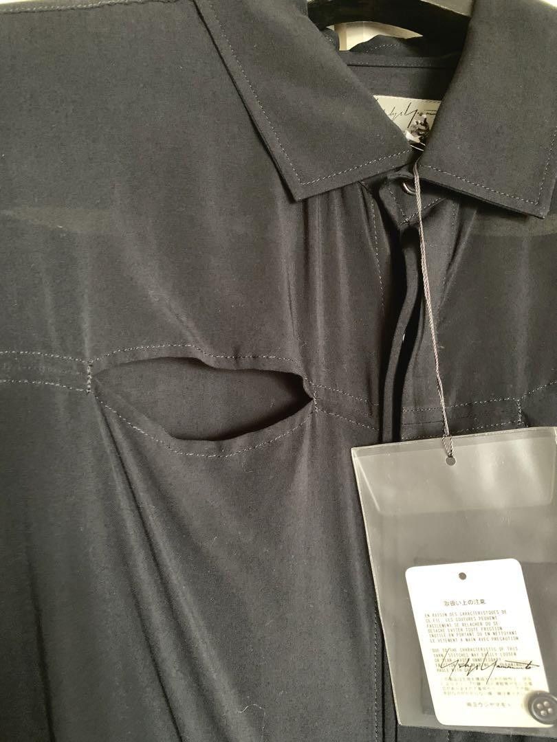 Yohji Yamamoto Yohji Yamamoto Pour Homme Long Shirt Size US M / EU 48-50 / 2 - 6 Thumbnail