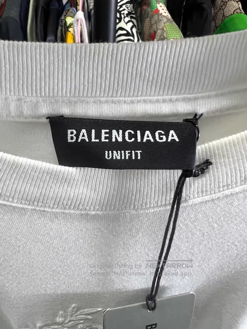 Balenciaga Balenciaga Embroidered Short-Sleeve T-Shirt Size US XS / EU 42 / 0 - 4 Thumbnail