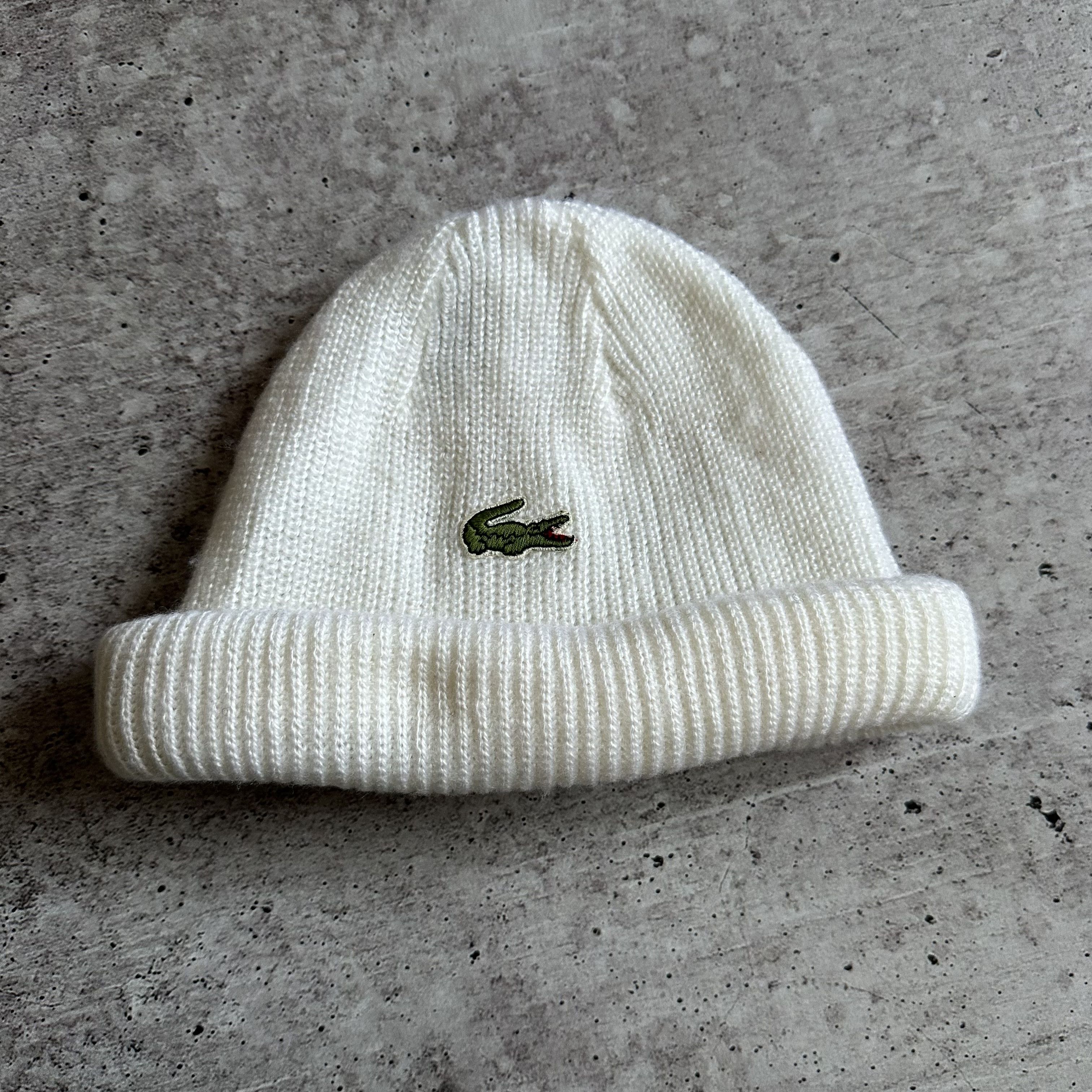 Lacoste Lacoste Chemise Vintage Made in France Beanie Hat Size ONE SIZE - 1 Thumbnail