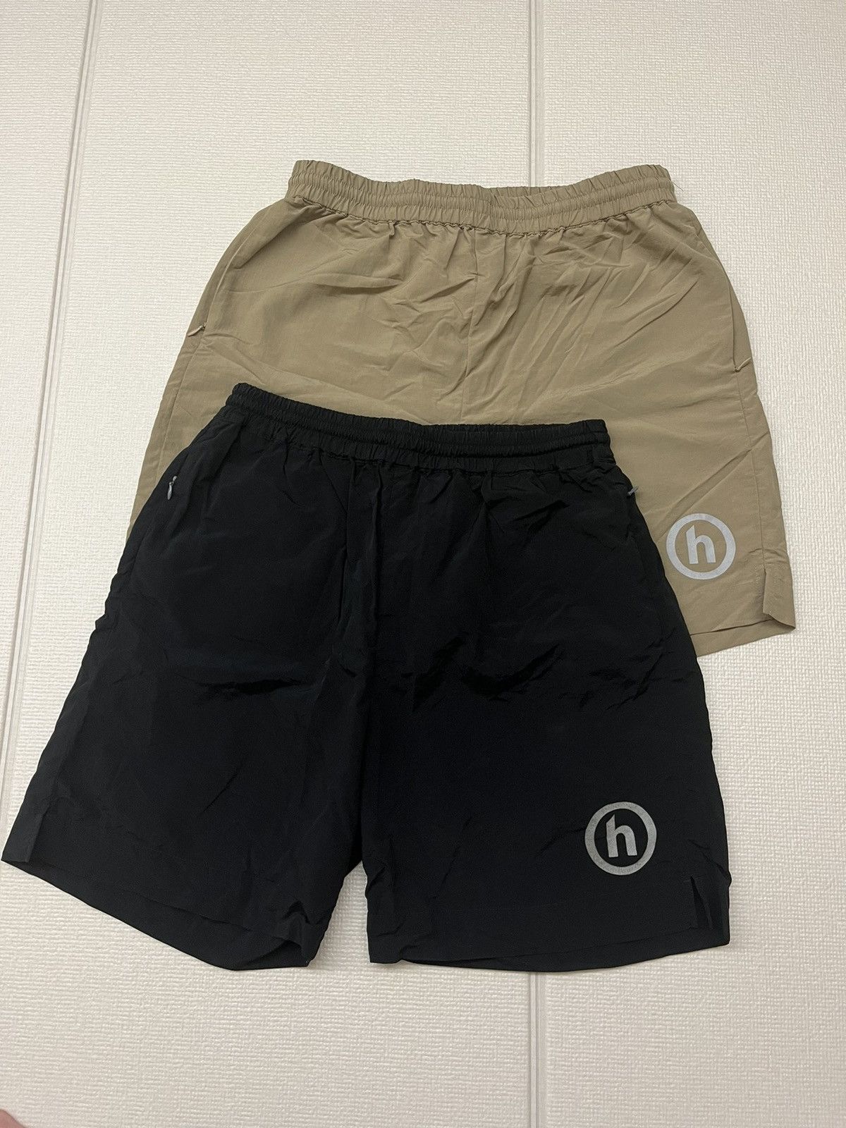Designer HIDDEN Streetwear Hidden Ny Reflective 3M Logo Shorts nylon supreme stussy Grailed