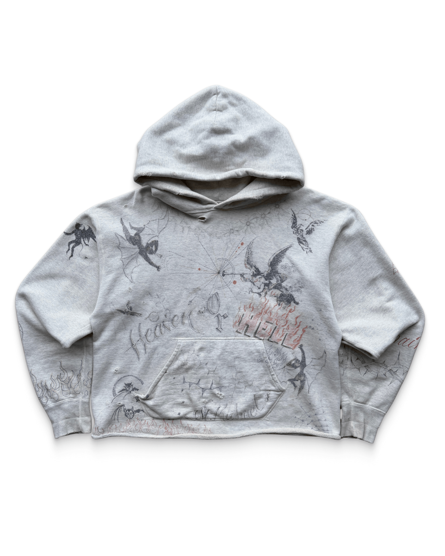 Saint Michael Saint Mxxxxx Dr. Woo Graffiti Hoodie Size US L / EU 52-54 / 3 - 2 Thumbnail