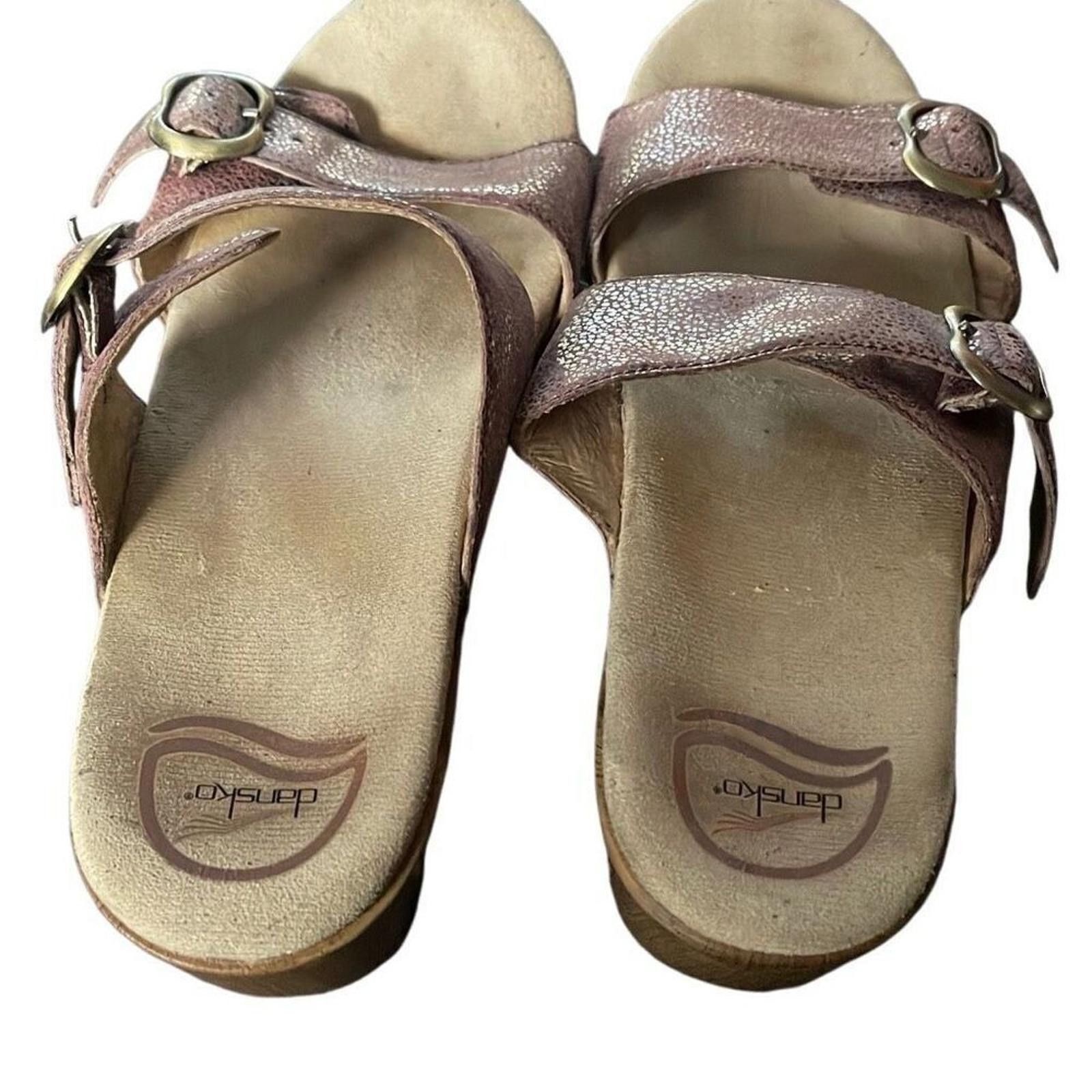 Dansko Dansko Sophie pink metallic slide size 40 or 9.5 Size US 9.5 / IT 39.5 - 3 Thumbnail