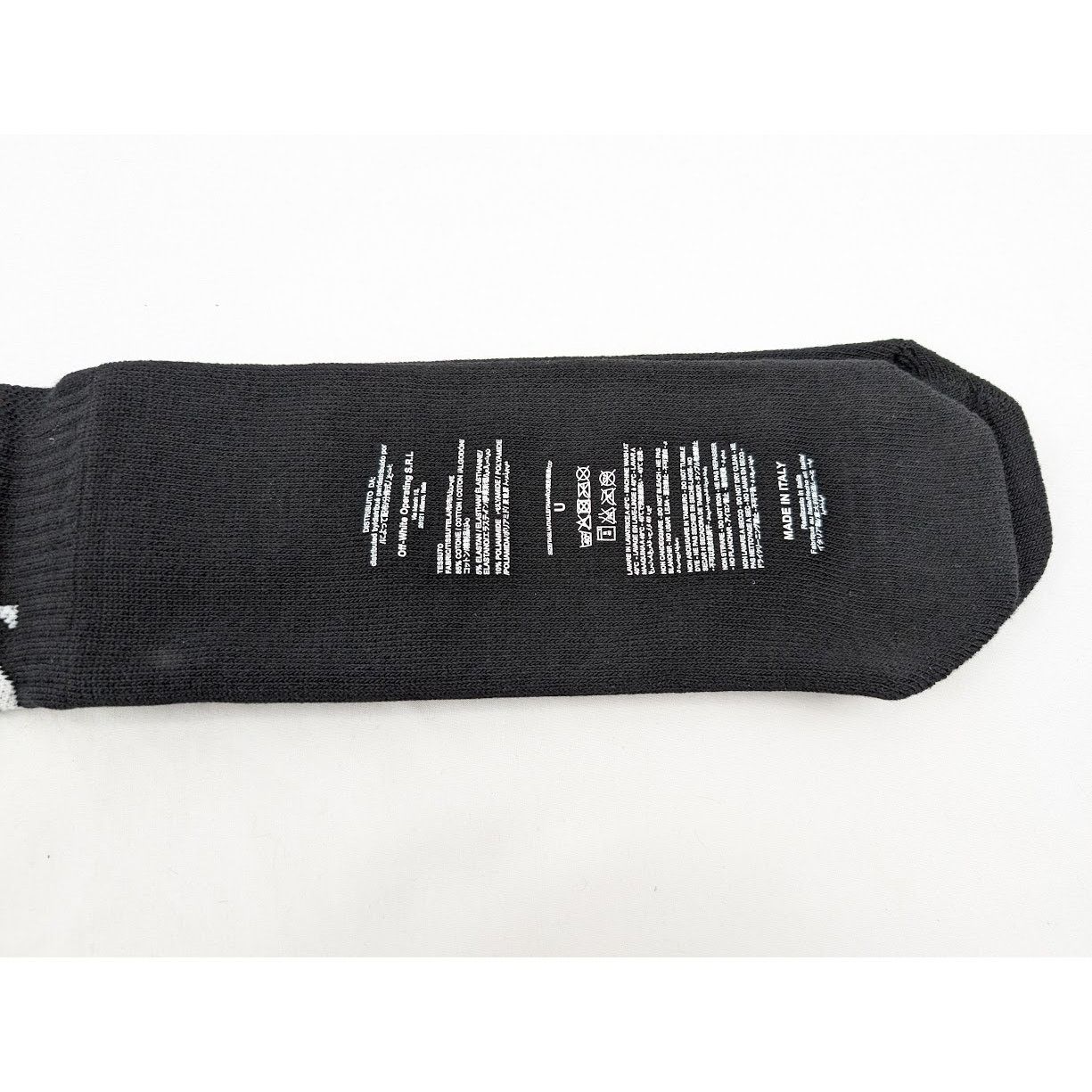 Off-White o1rshd1 Q:2 / Size: OS / Diag Socks in Black Size ONE SIZE - 4 Thumbnail