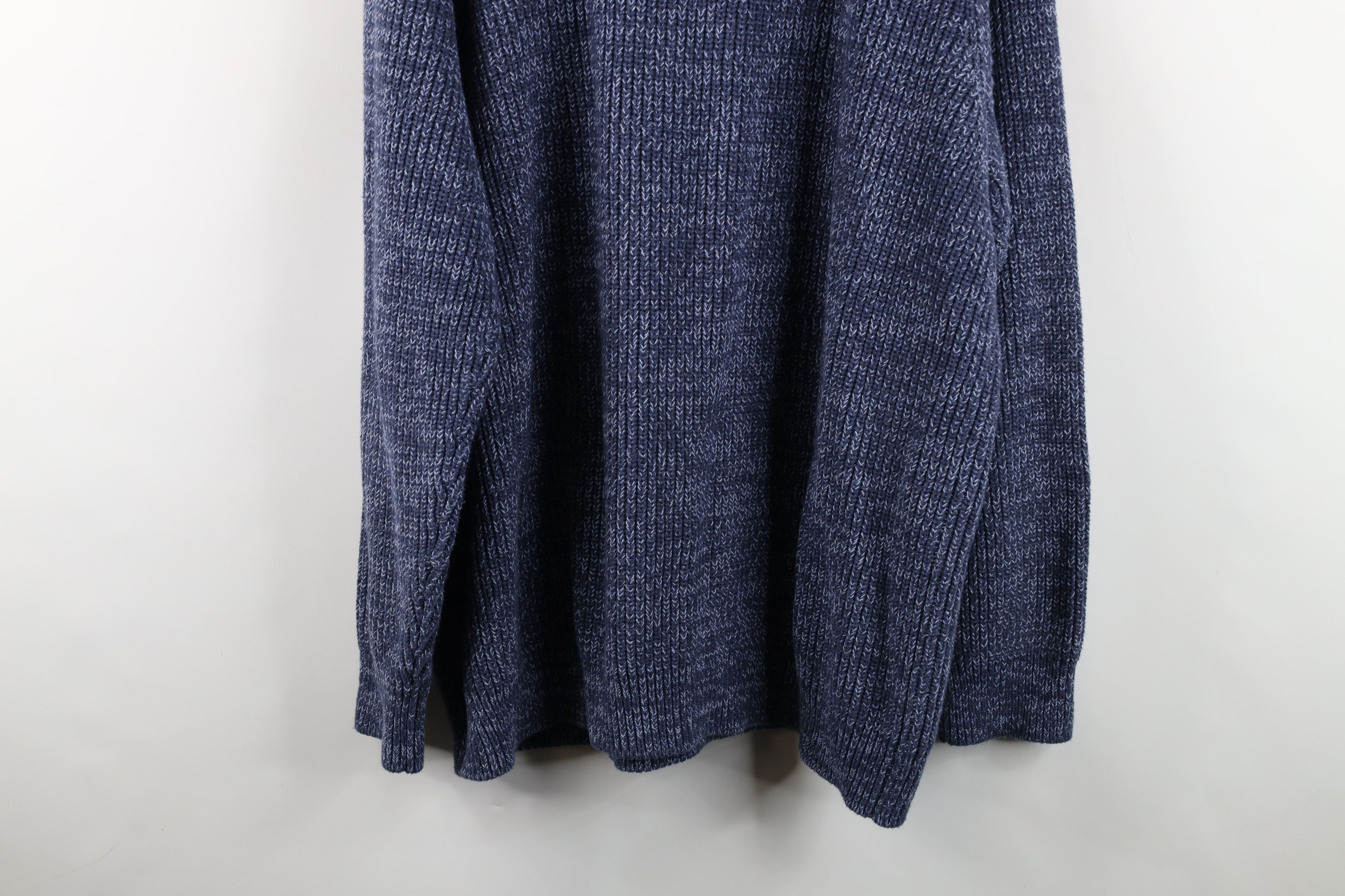L.L. Bean Deadstock Vintage LL Bean Ribbed Knit Sweater Blue Size US XXL / EU 58 / 5 - 10 Thumbnail