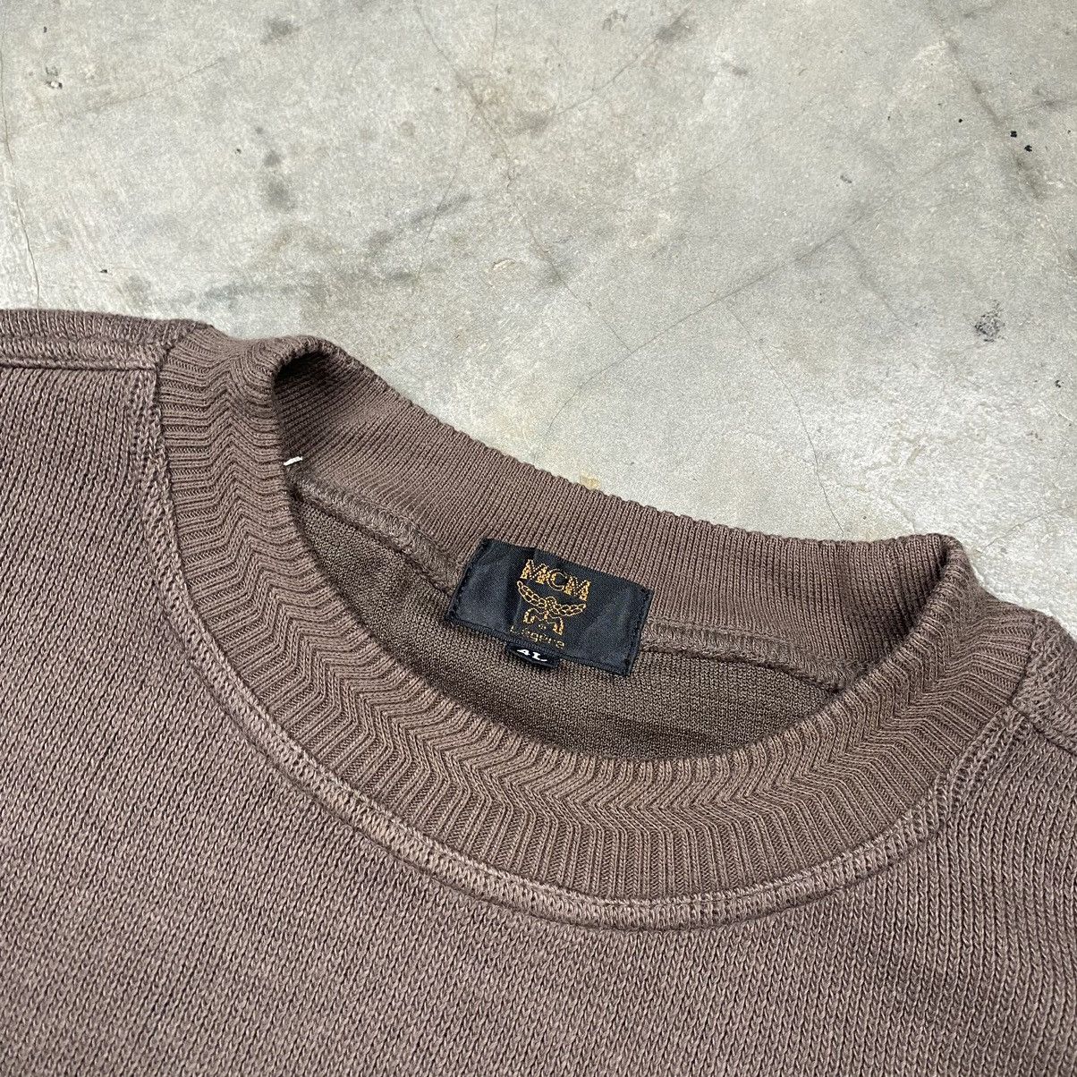 Designer × MCM 90s MCM Travis Brown Knit Crewneck Size US XXL / EU 58 / 5 - 5 Thumbnail