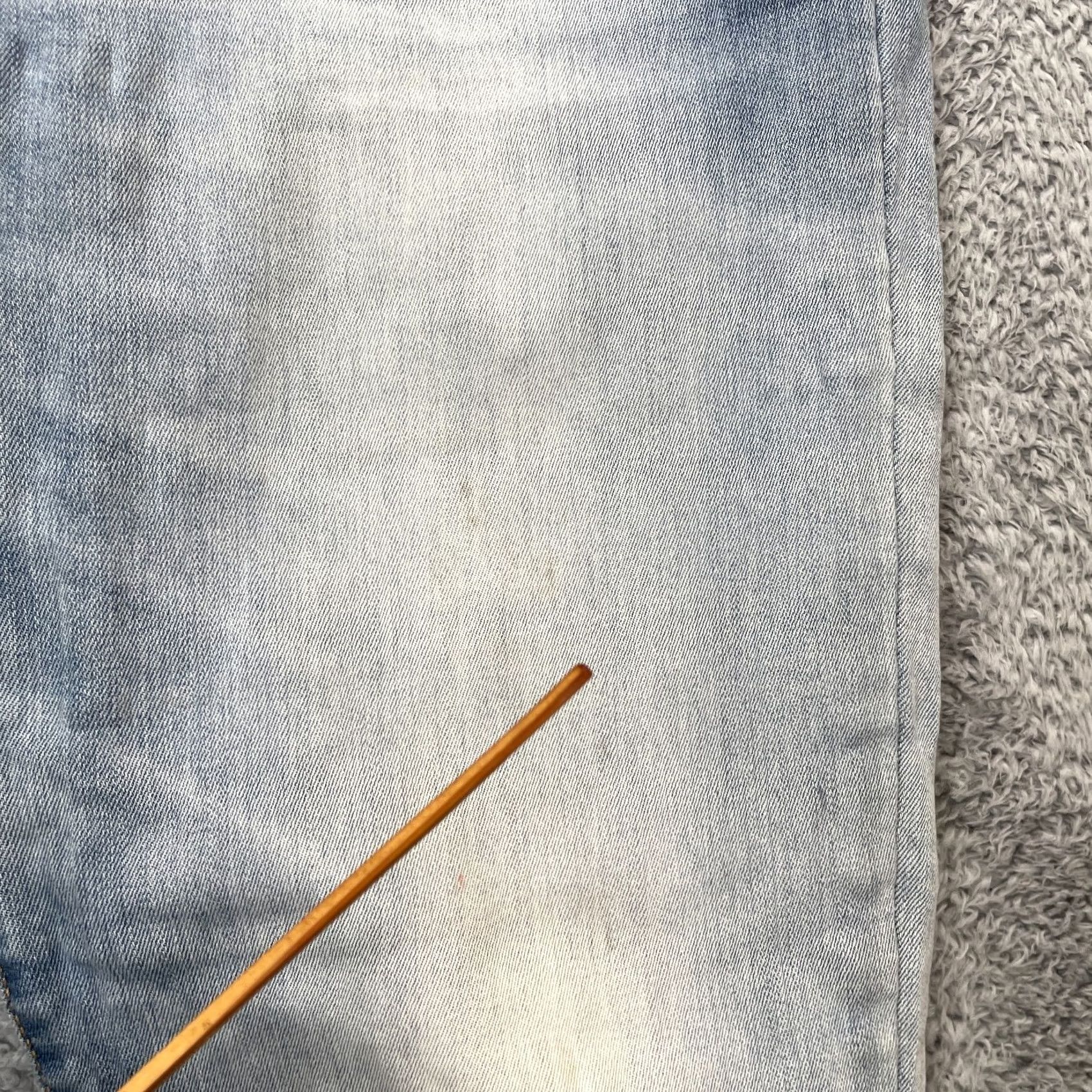 Levi's Levi's Jeans Womens Blue 26x22 Denizen High Rise Slim Crop Straight Leg Raw Hem Size 26" / US 2 / IT 38 - 6 Thumbnail