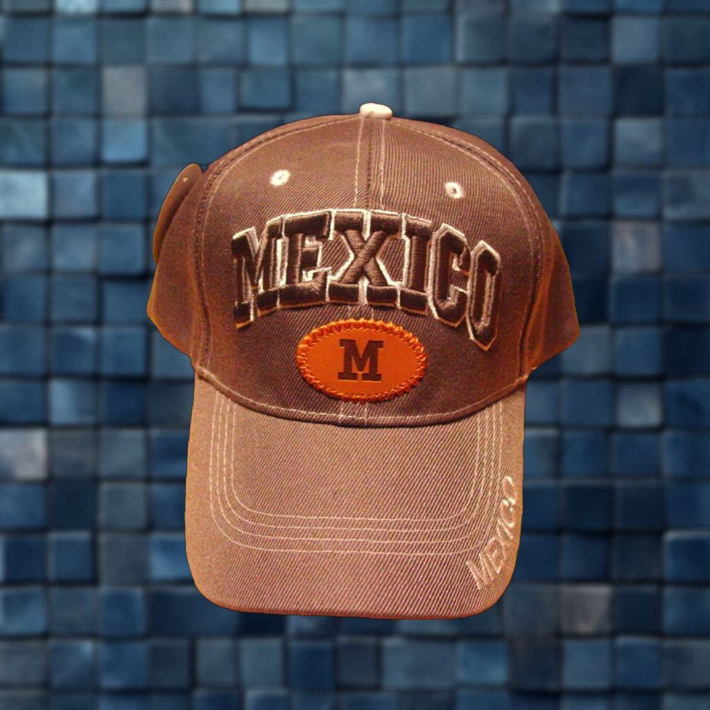 Vintage VINTAGE Mexico Baseball Cap Adjustable Men Gray Souvenir Spring Summer 2023 Size ONE SIZE - 1 Thumbnail