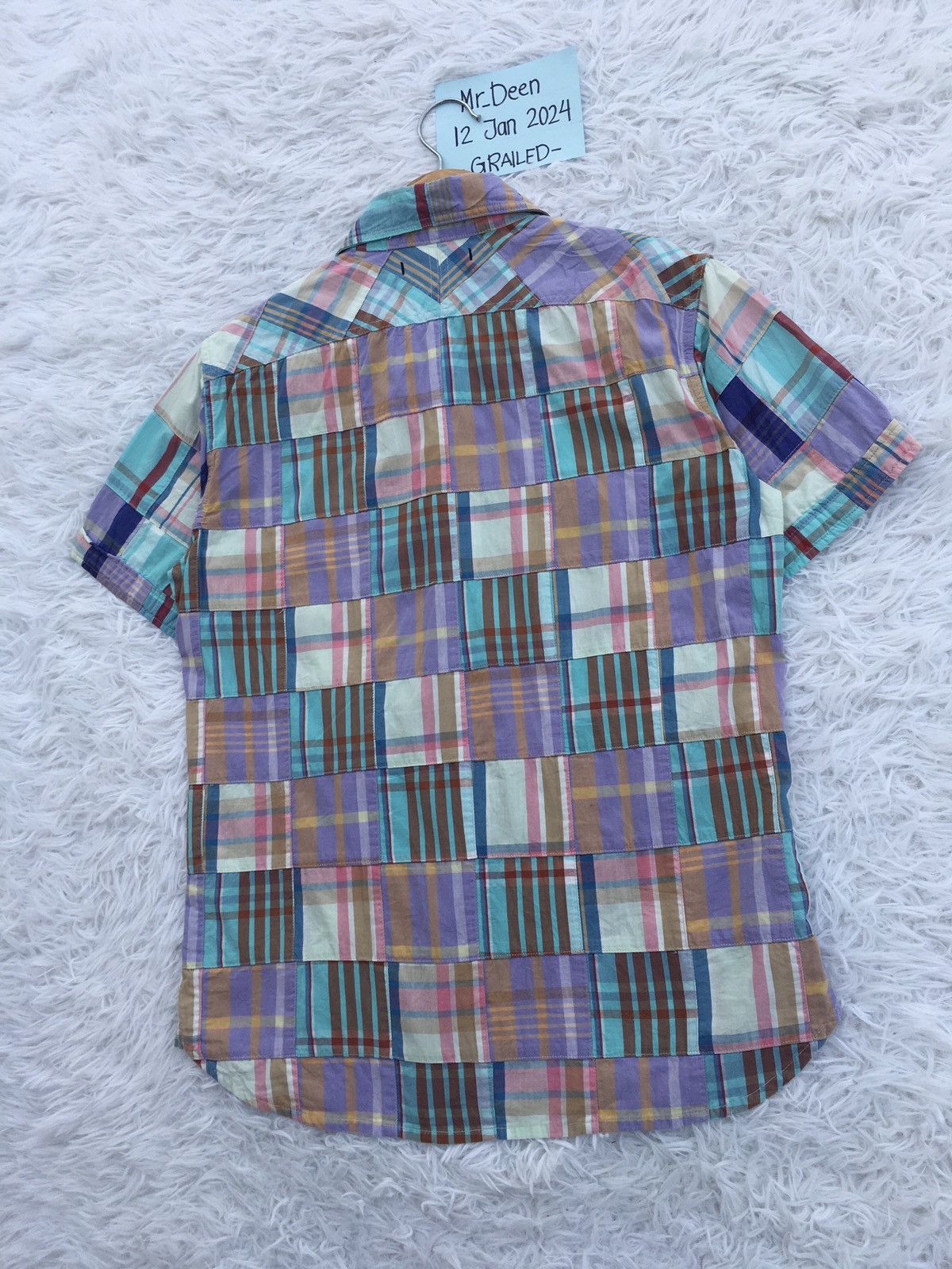 R.Newbold Rare Vintage R. Newbold Checkered Collar Shirt Size US M / EU 48-50 / 2 - 20 Thumbnail