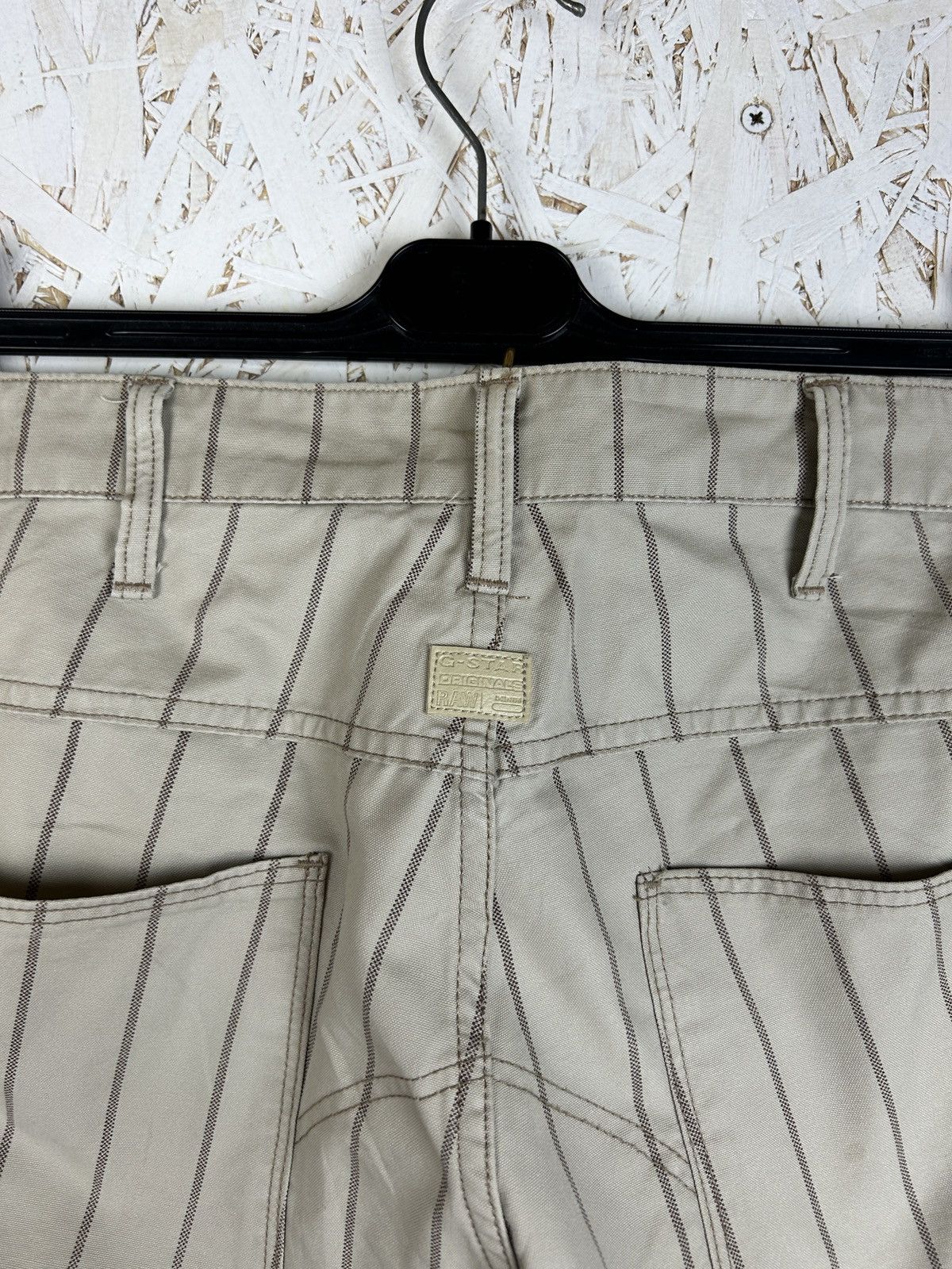 G-Star G-Star Elwood 5622 3D Tapered Pharell Striped Pants Trousers Size US 31 - 6 Thumbnail