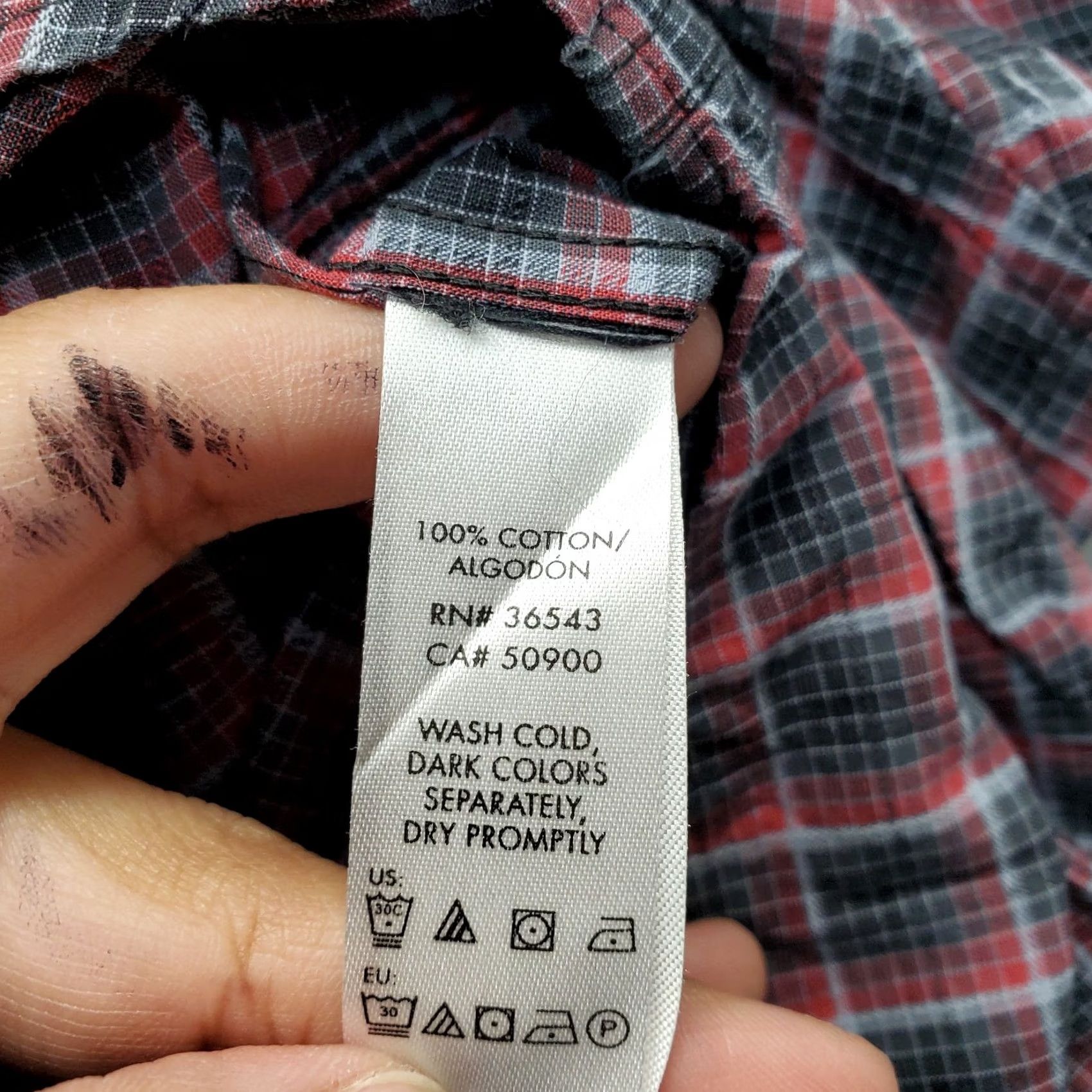 Calvin Klein Calvin Klein Shirt Mens XXL Multi Plaid Button-Up Long Sleeve Collared Casual Shirt Size US XXL / EU 58 / 5 - 6 Thumbnail