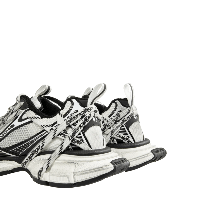 Balenciaga o1h1sh11225 3xl Extreme Laces Logo Sneaker in White/Black Size US 11 / EU 44 - 5 Thumbnail