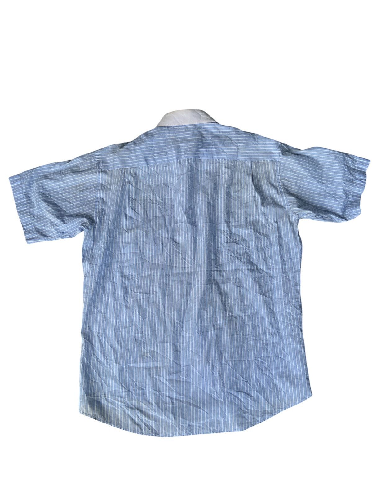Japanese Brand AUTHENTIC Balenciaga stripe white/blue Size US XL / EU 56 / 4 - 5 Thumbnail