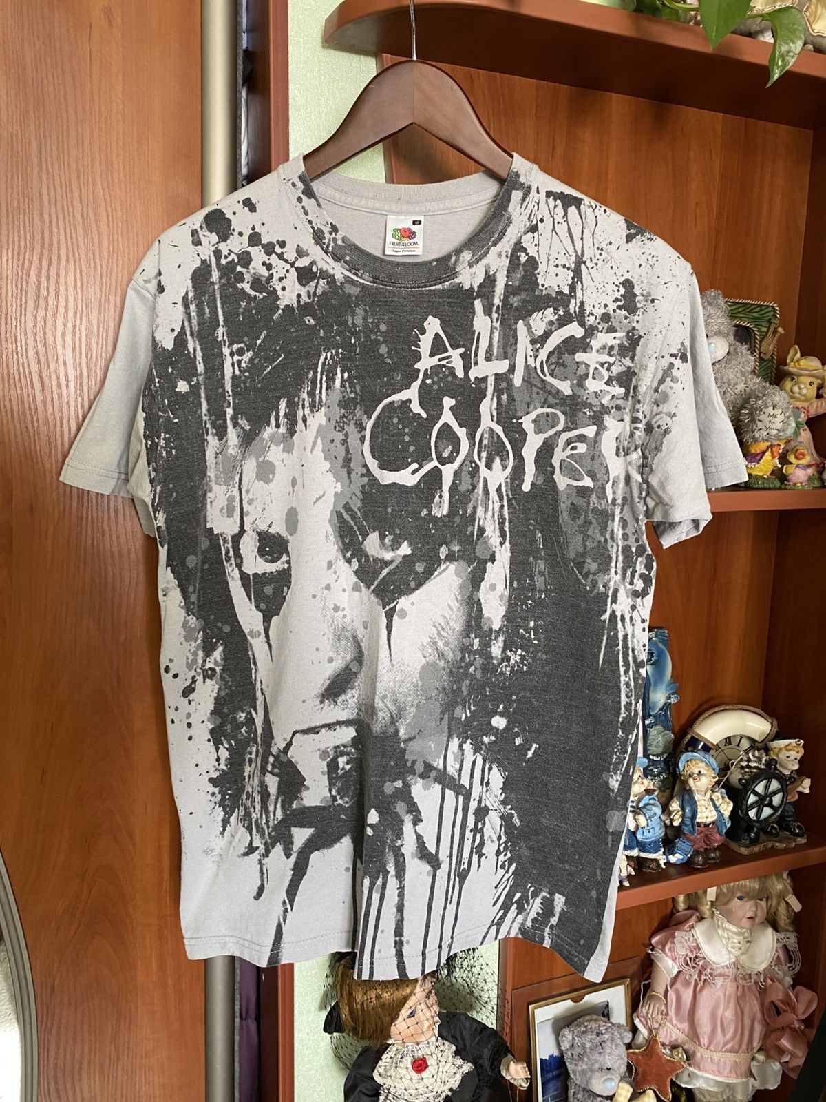 Band Tees Vintage Y2K Alice Cooper face AOP spider Crazy Metal Tee Size US M / EU 48-50 / 2 - 1 Thumbnail
