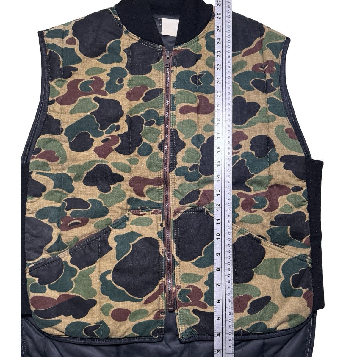 Other Vintage 60s Woodland Duck Camouflage Hunting Vest YKK l Size US L / EU 52-54 / 3 - 5 Thumbnail