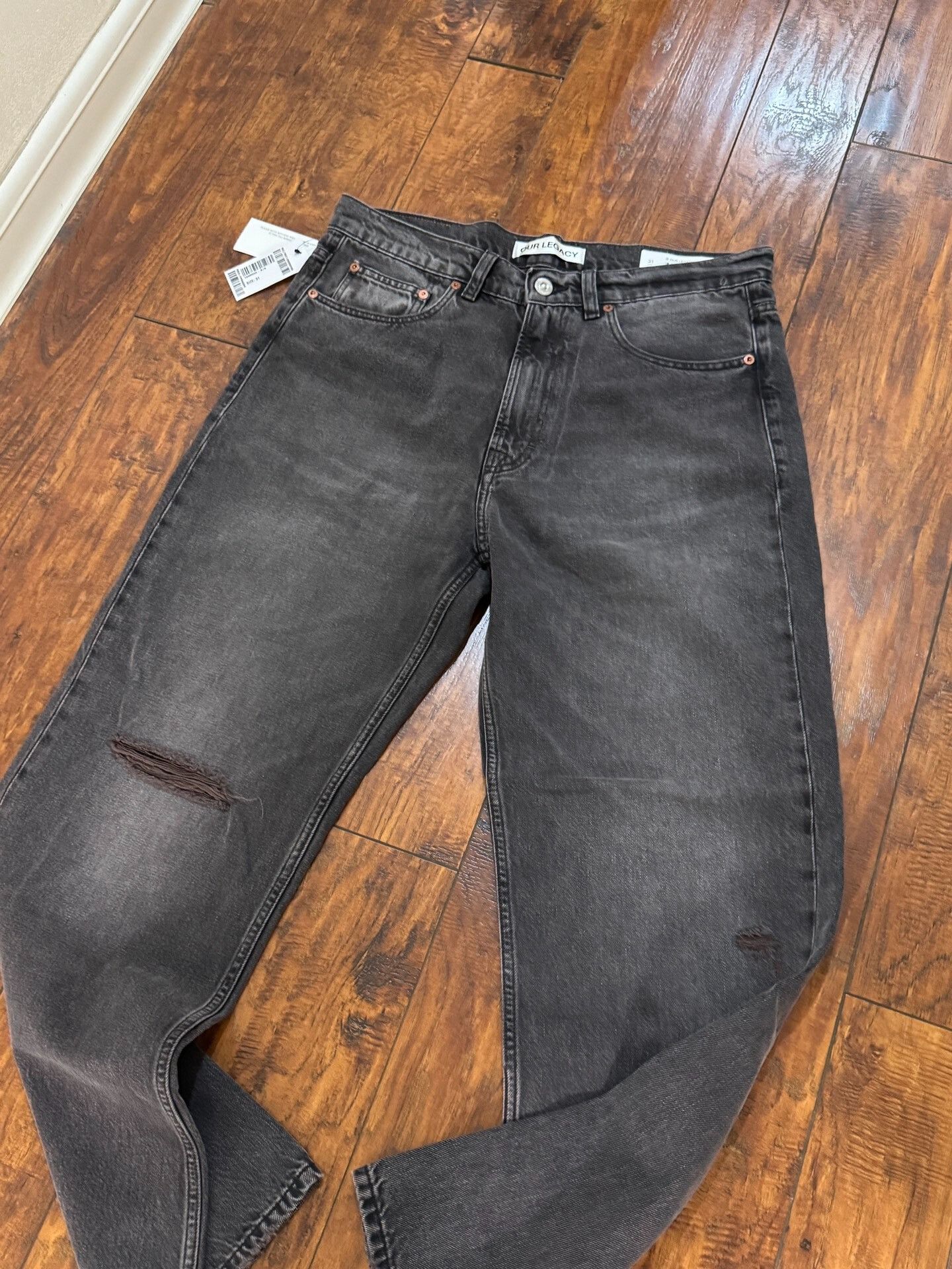 Our Legacy Our Legacy Highwaist Coffee Denim Pants Size US 30 / EU 46 - 1 Thumbnail