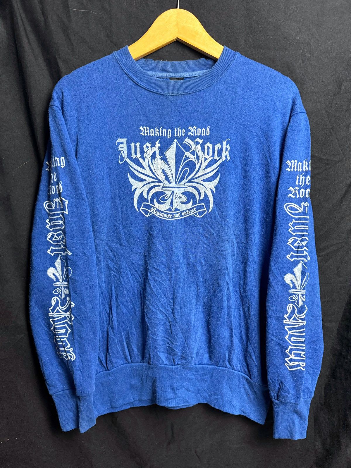 Hysteric Glamour × If Six Was Nine × Japanese Brand Japanese Just Rock Tribal by Trevois Work Sweatshirt Size US L / EU 52-54 / 3 - 1 Thumbnail